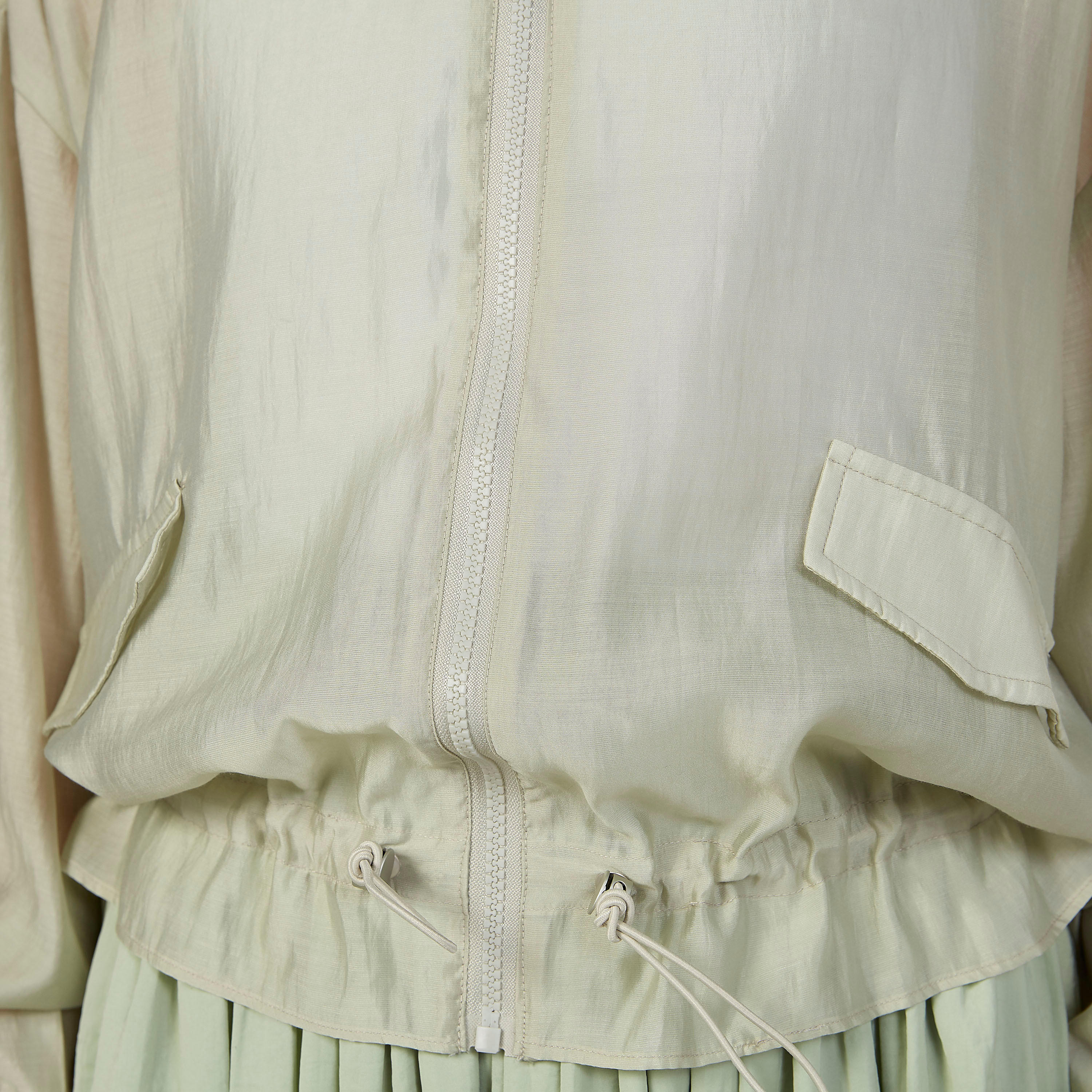 جاكيت سادة بقبّعة وأكمام طويلة وتفاصيل دانتيل-women-winterwear-coatsandjackets-jackets-image-3