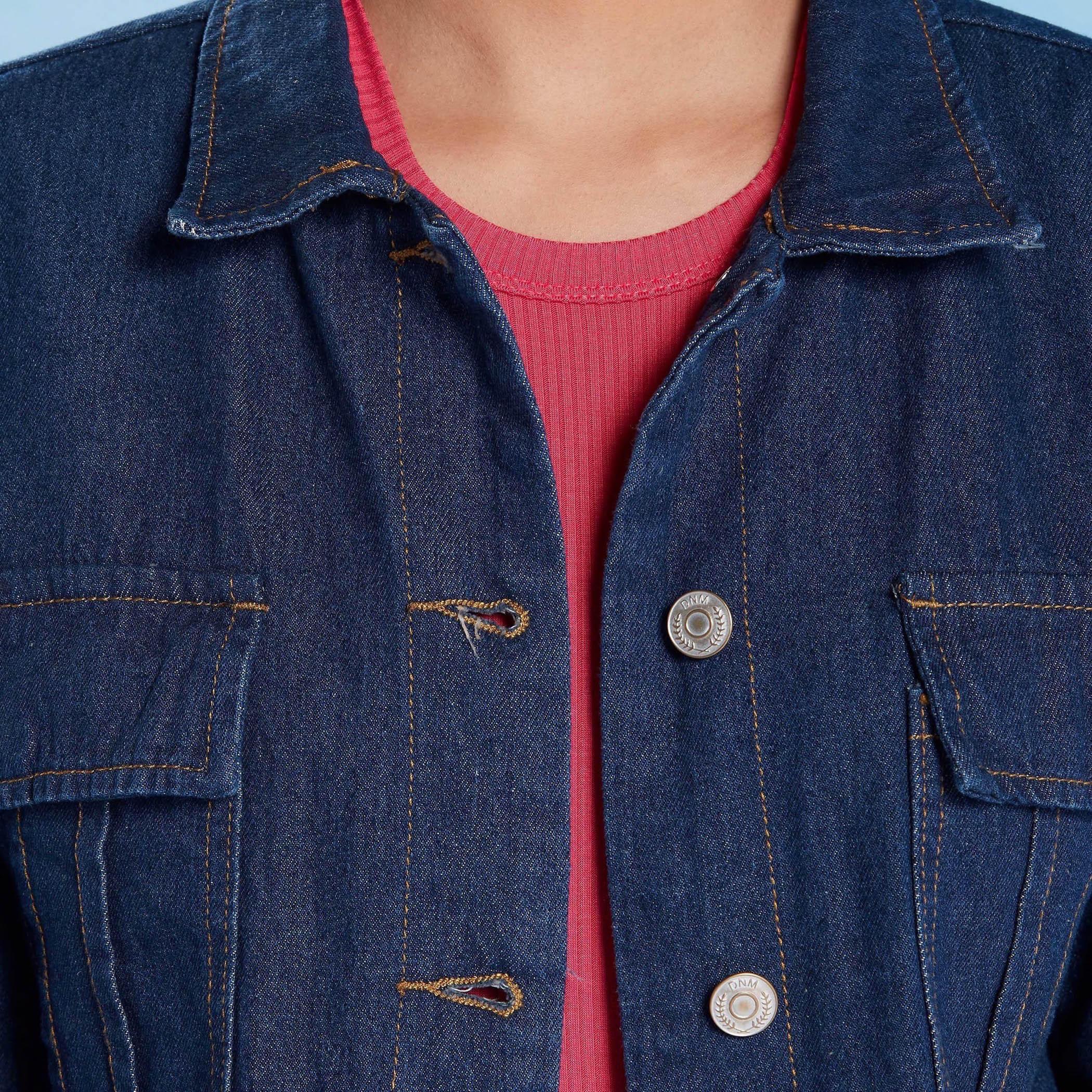 جاكيت دينم بأكمام طويلة وجيوب بطيّة-women-winterwear-coatsandjackets-jackets-image-3