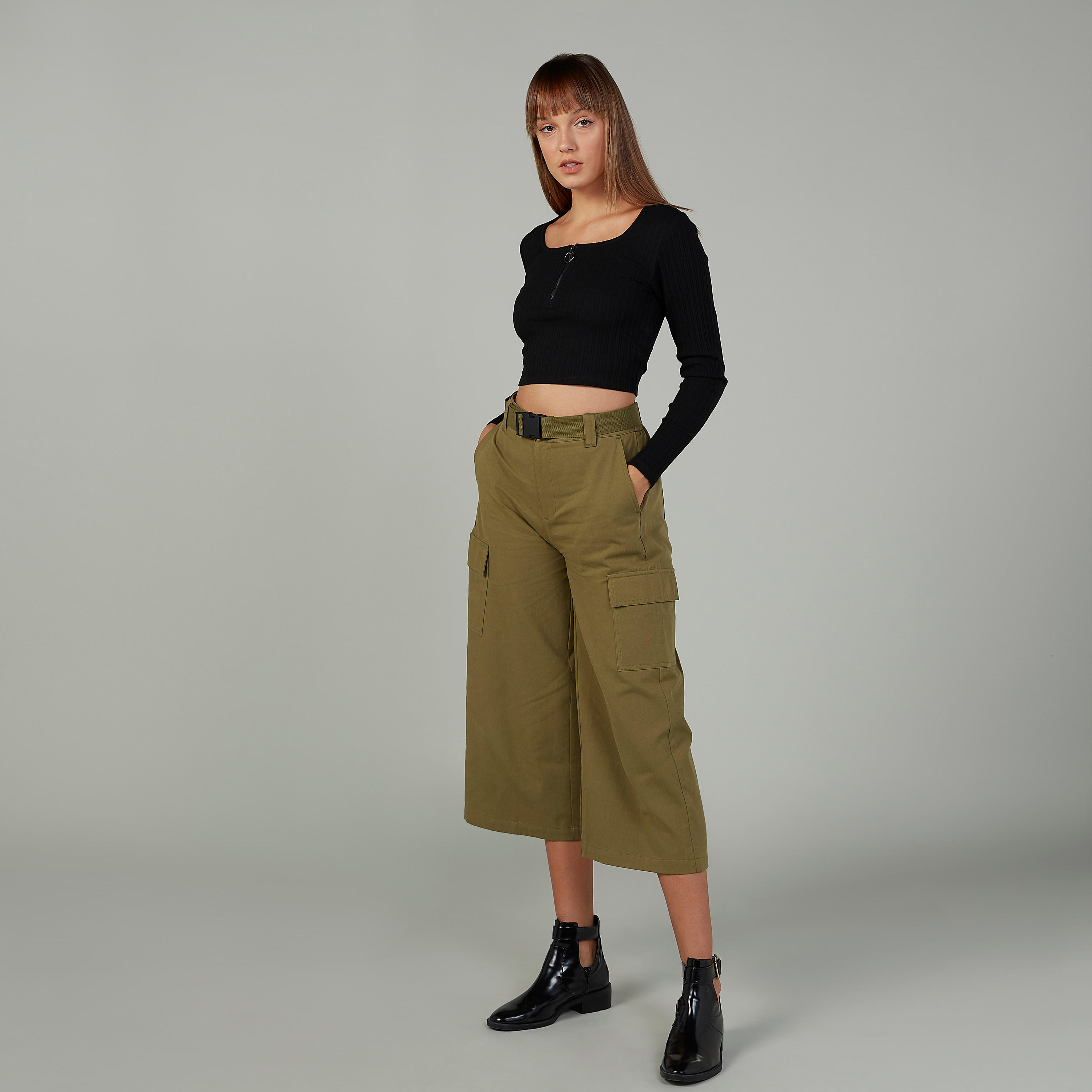 تيشيرت بارز الملمس بياقة قارب وأكمام طويلة-women-clothing-tshirts-image-4