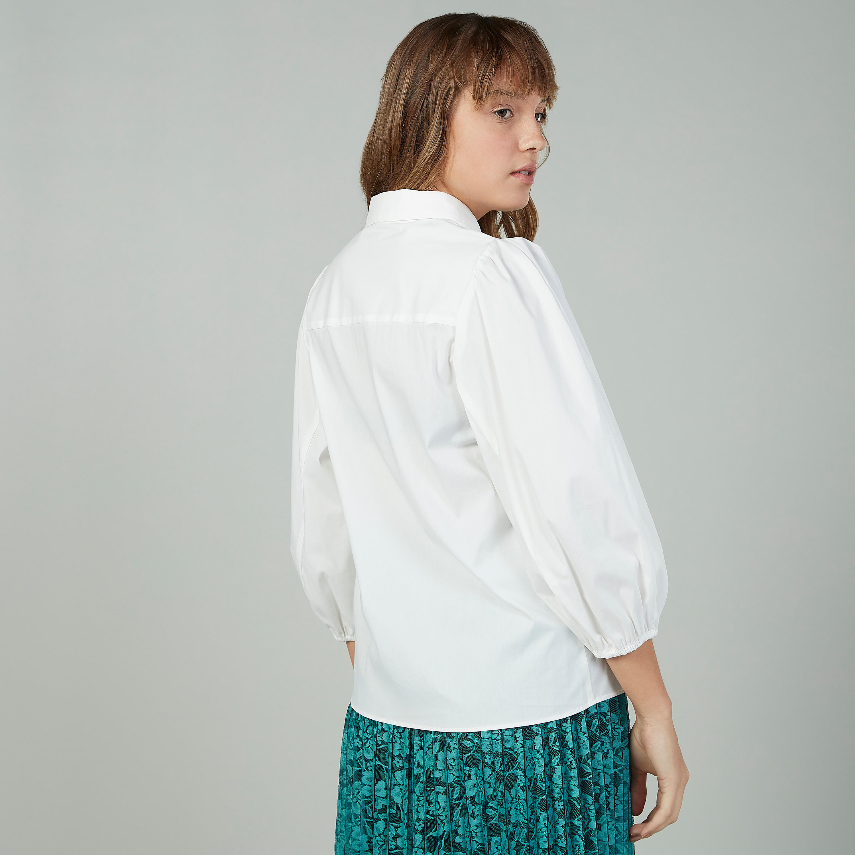 قميص سادة بياقة عاديّة وأكمام طويلة-women-clothing-shirtsandblouses-shirts-image-4