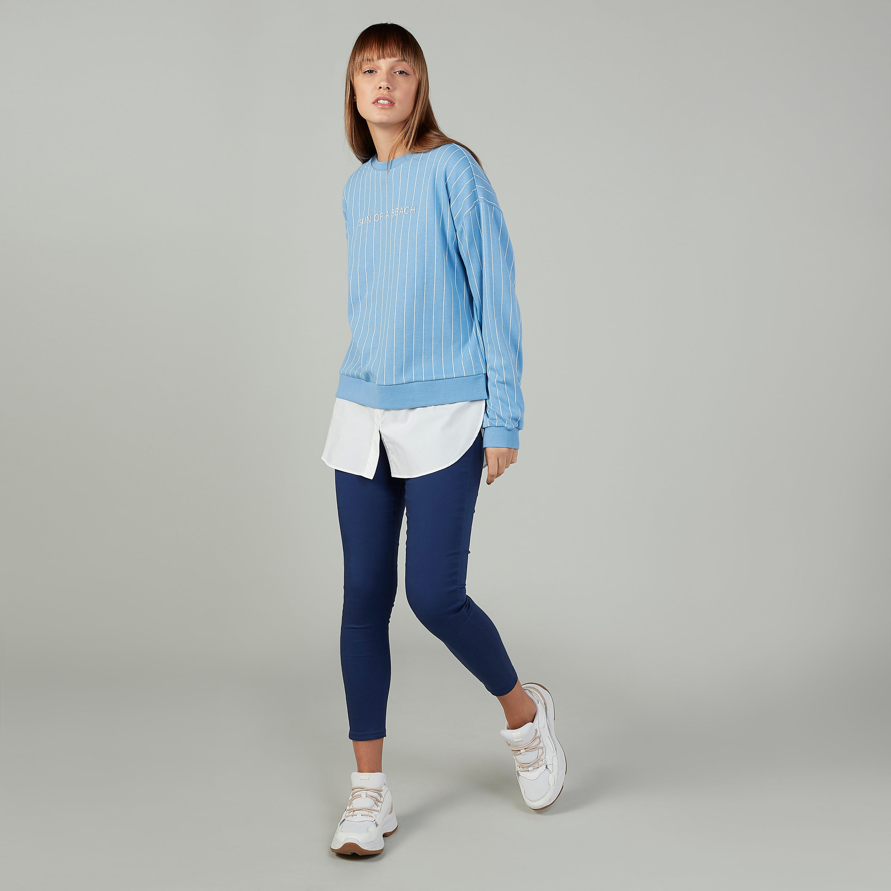 سويت شيرت مقلّم بياقة ضيّقة وأكمام طويلة-women-clothing-cardigansandjumpers-jumpers-image-5