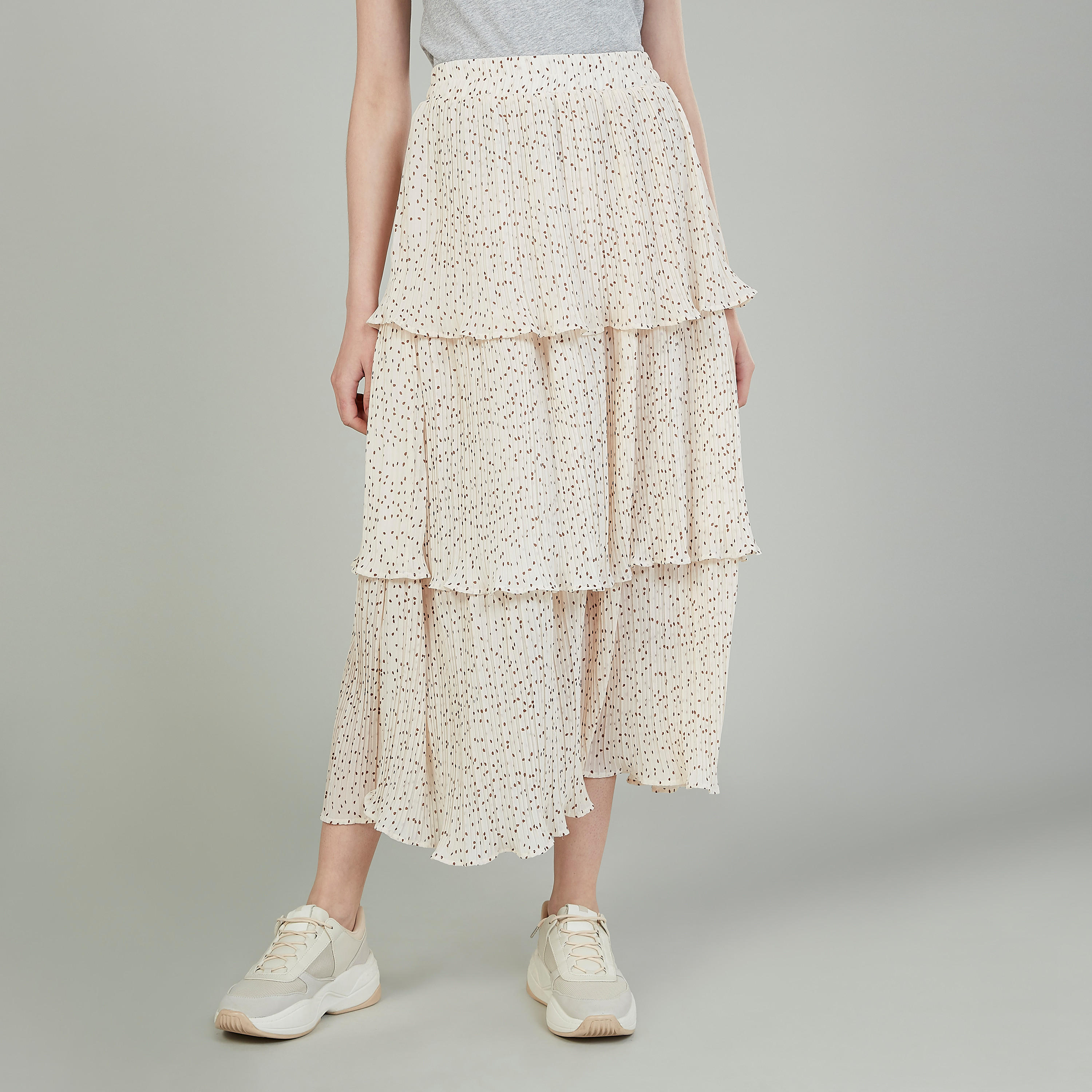 Printed Midi Tiered Skirt with Elasticised Waistband-women-clothing-bottoms-skirts-image-1