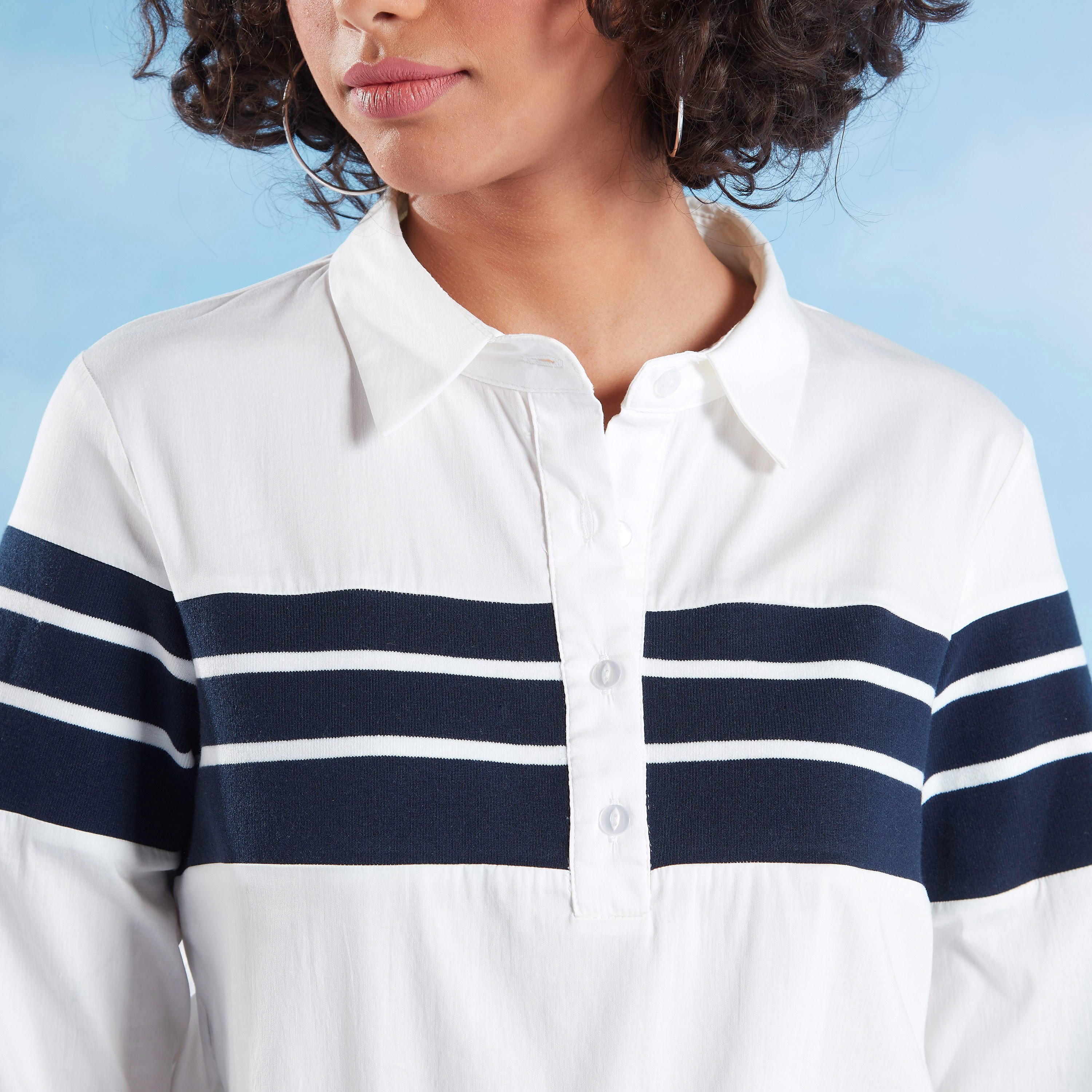 قميص بأكمام طويلة وأزرار-women-clothing-shirtsandblouses-shirts-image-3