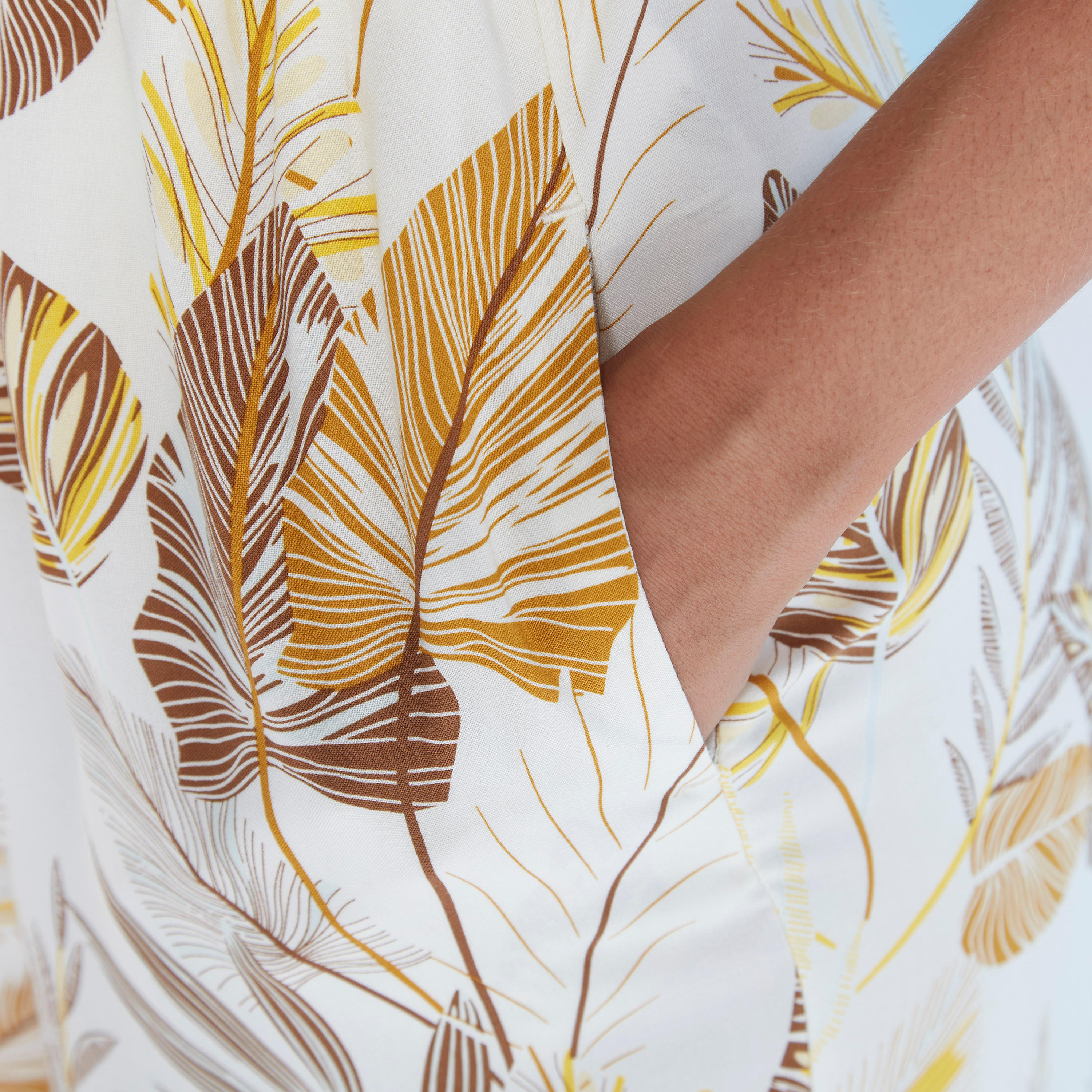 Printed Jumpsuit with Smocking Detail-women-clothing-jumpsuits-image-5