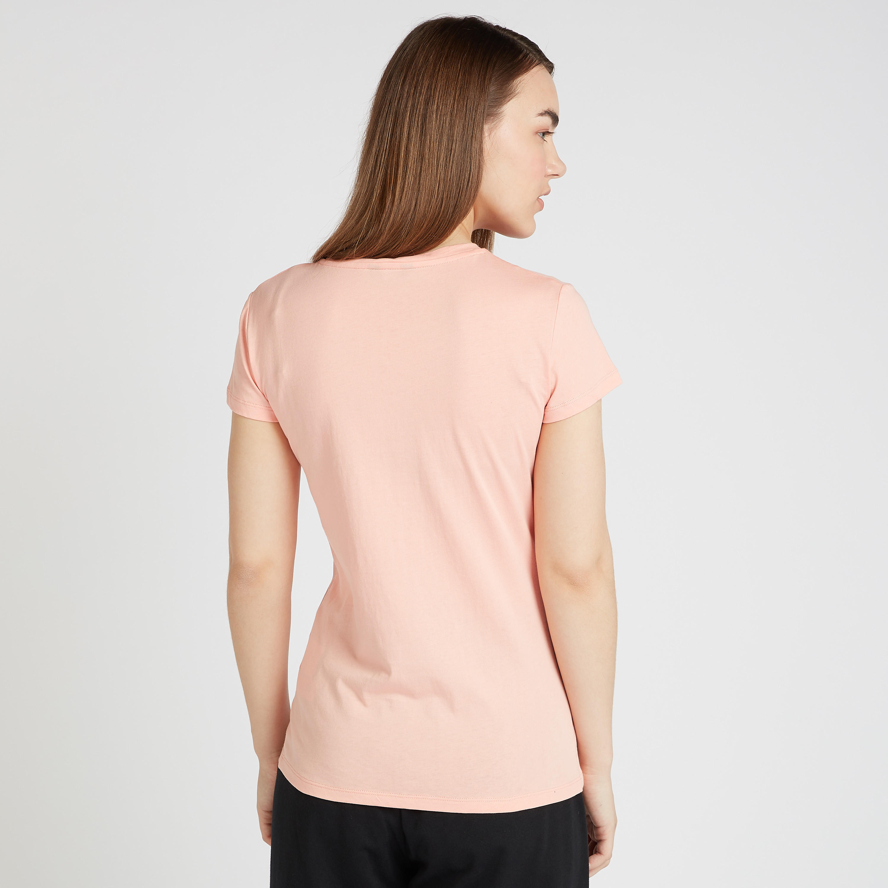 Printed T-shirt with Crew Neck and Cap Sleeves-women-clothing-tshirts-image-4