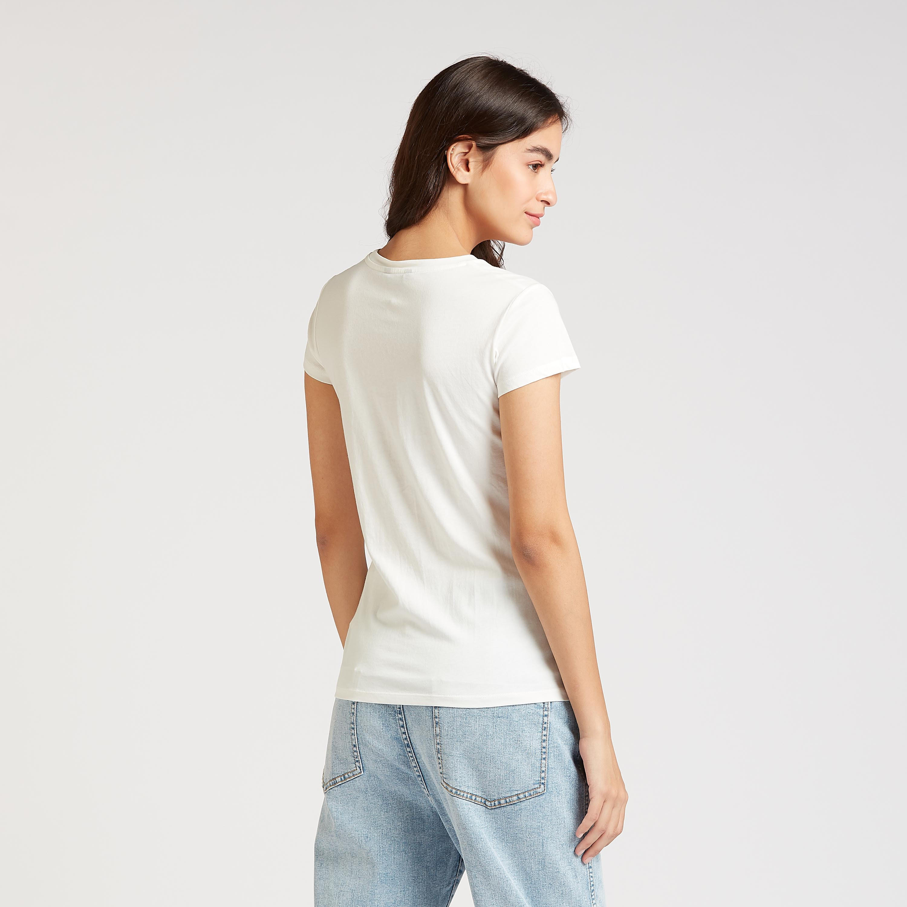 تيشيرت بياقة ضيّقة وأكمام كاب وطبعات-women-clothing-tshirts-image-2