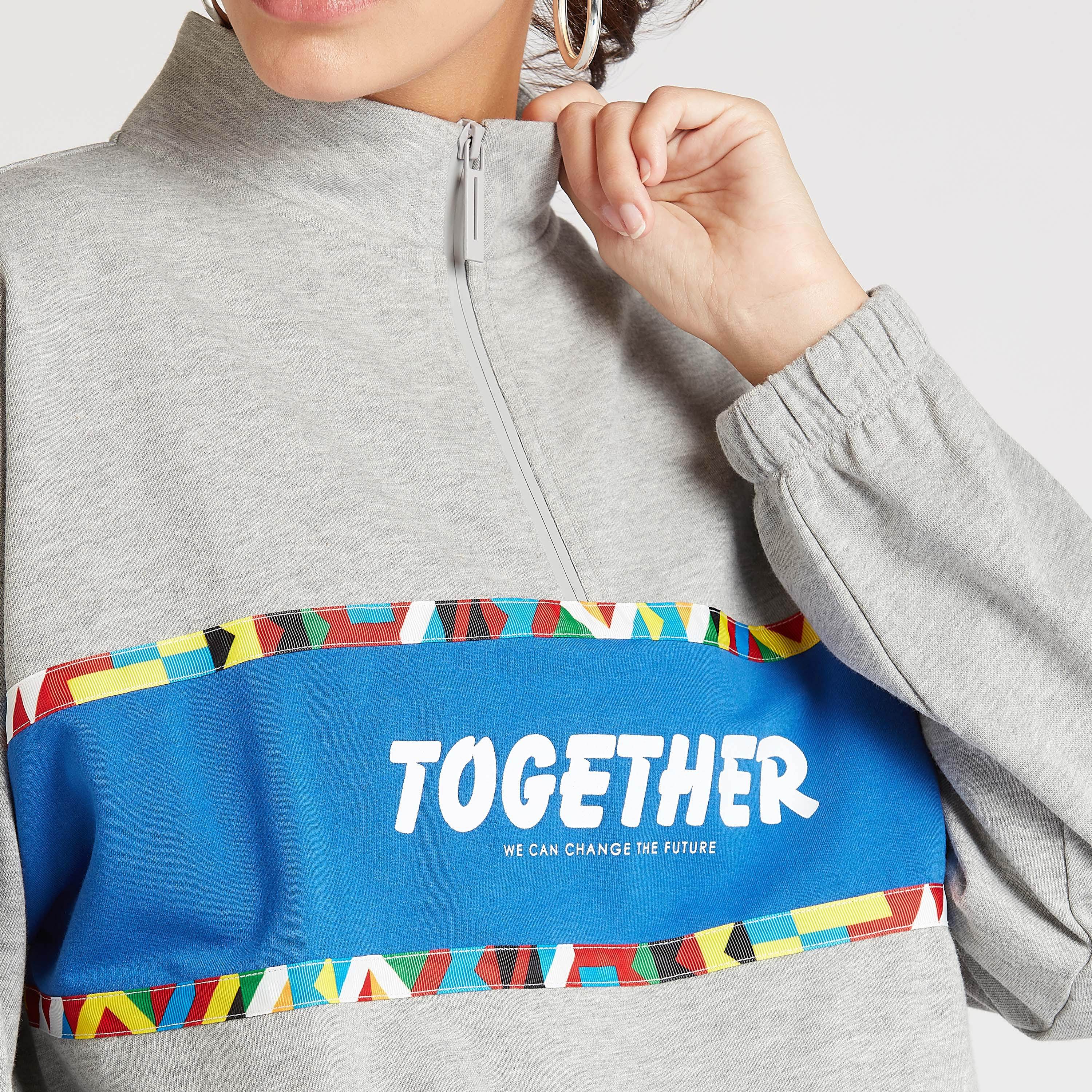 هودي مستدام بطبعات وأكمام طويلة وتفاصيل سحّاب إكسبو 2020-women-winterwear-hoodiesandsweatshirts-hoodies-image-3