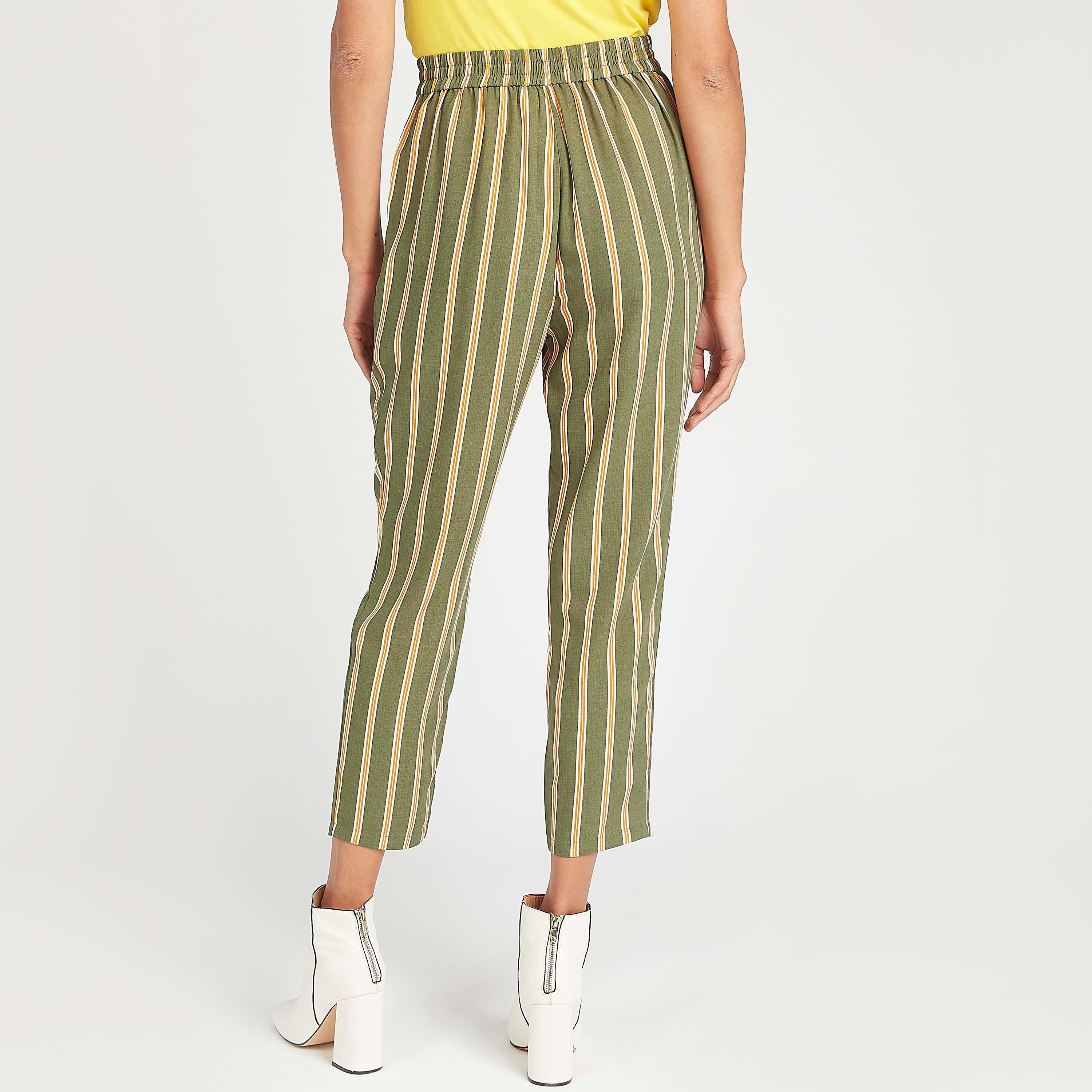 Striped Cropped Pants with Tie Ups-women-clothing-bottoms-trousers-image-4