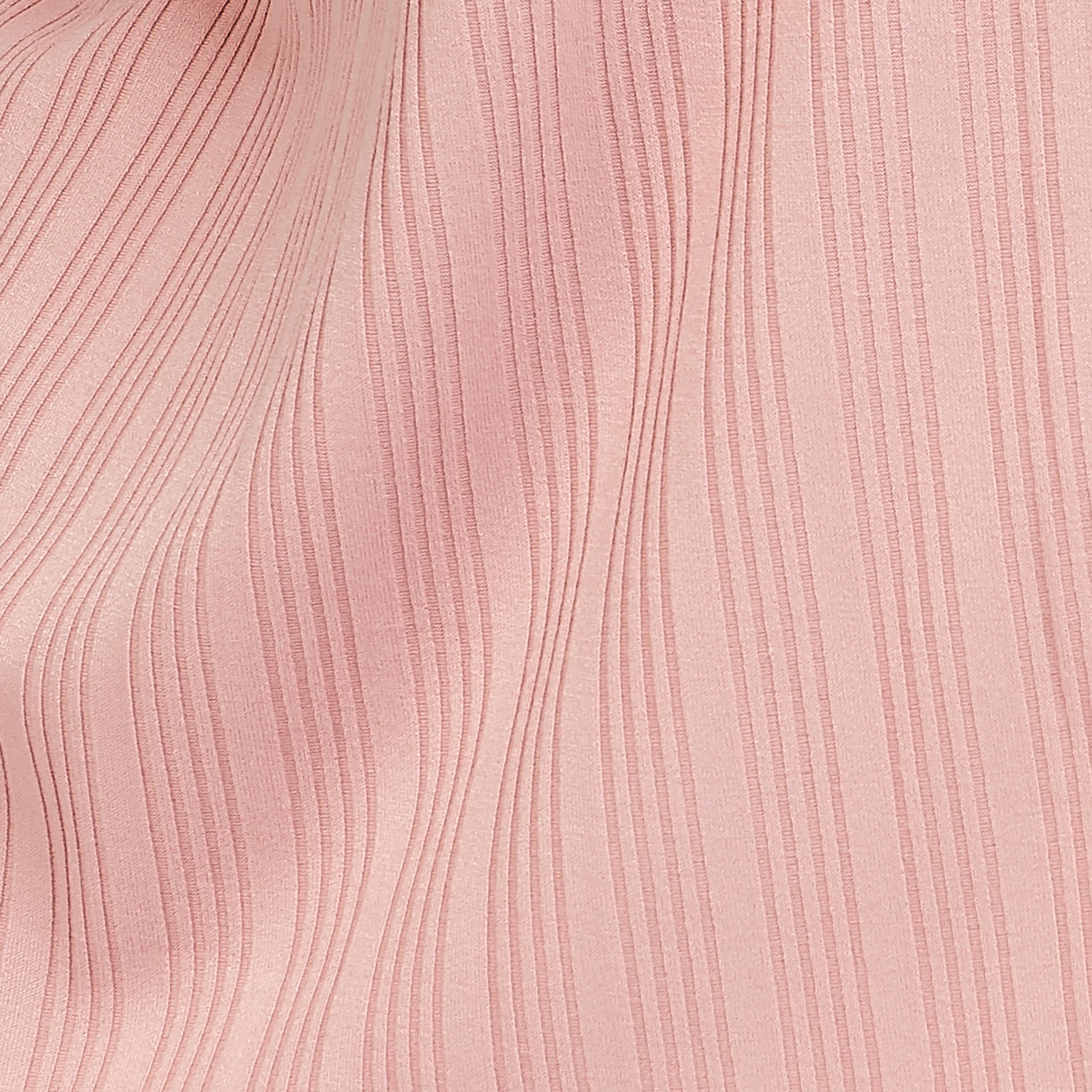 فستان واسع ميدي دون بارز الملمس وفتحة جانبية-women-clothing-dresses-image-5