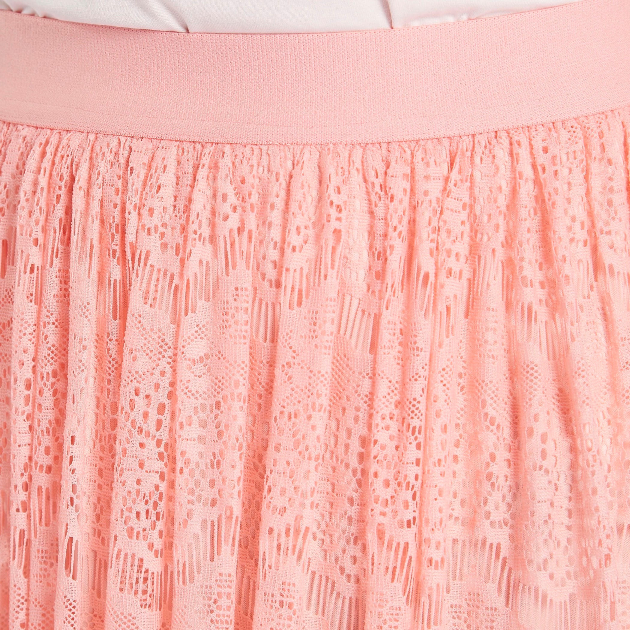 تنورة إيه لاين طويلة بخصر مطاطي و تفاصيل دانتيل-women-clothing-bottoms-skirts-image-3