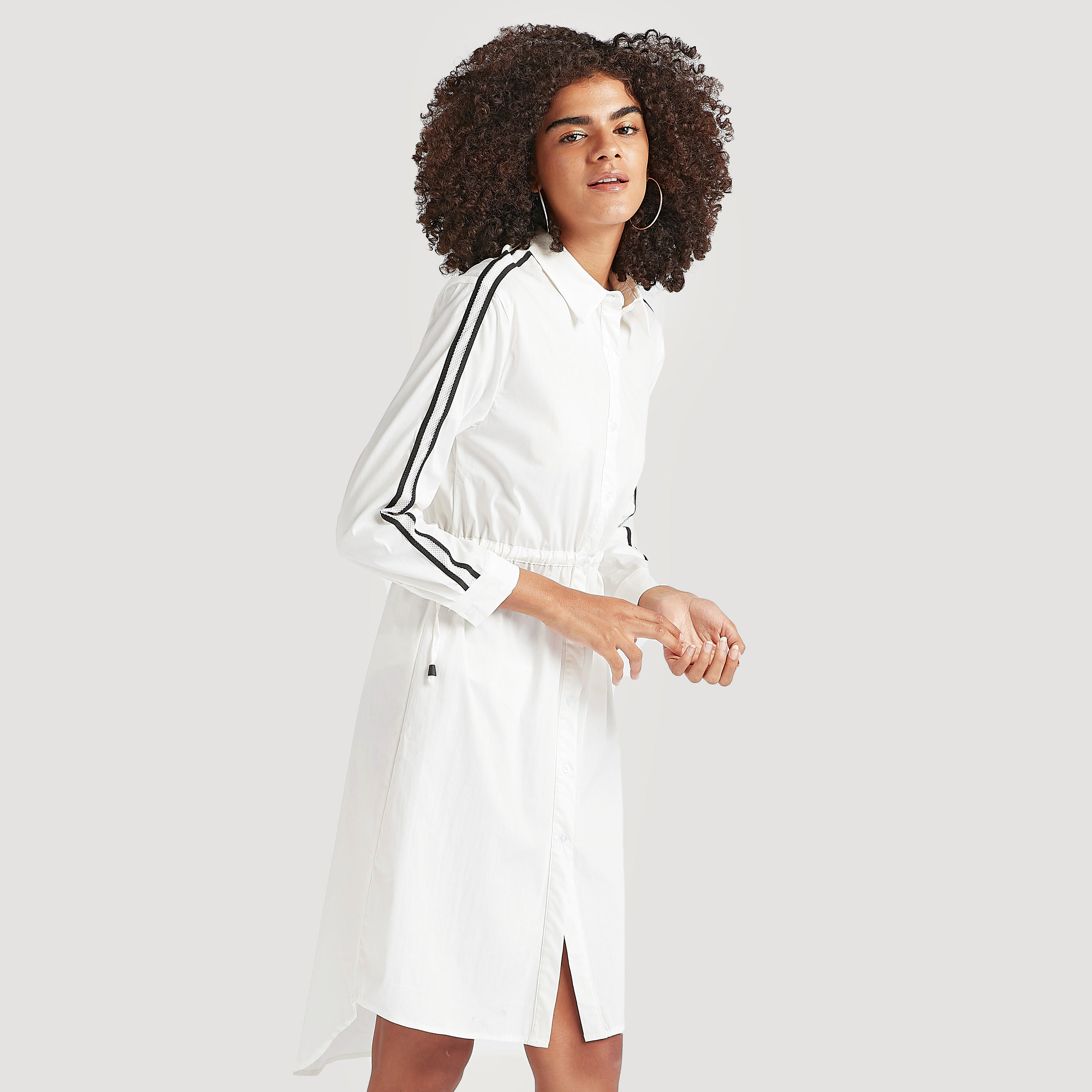 تونيك بطبعات وأكمام طويلة وحواف غير مستوية وياقة عادية-women-clothing-shirtsandblouses-blouses-image-6