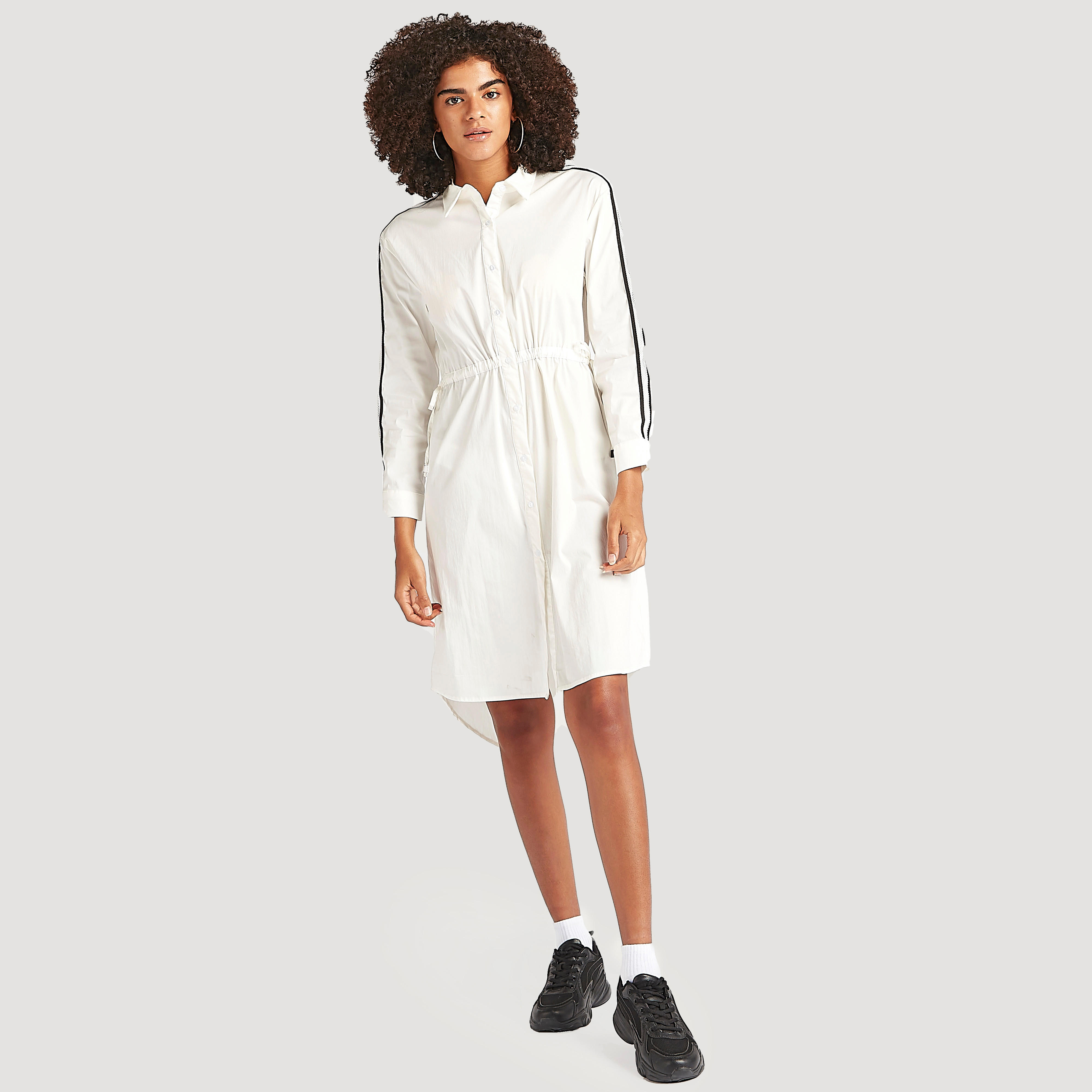 تونيك بطبعات وأكمام طويلة وحواف غير مستوية وياقة عادية-women-clothing-shirtsandblouses-blouses-image-1