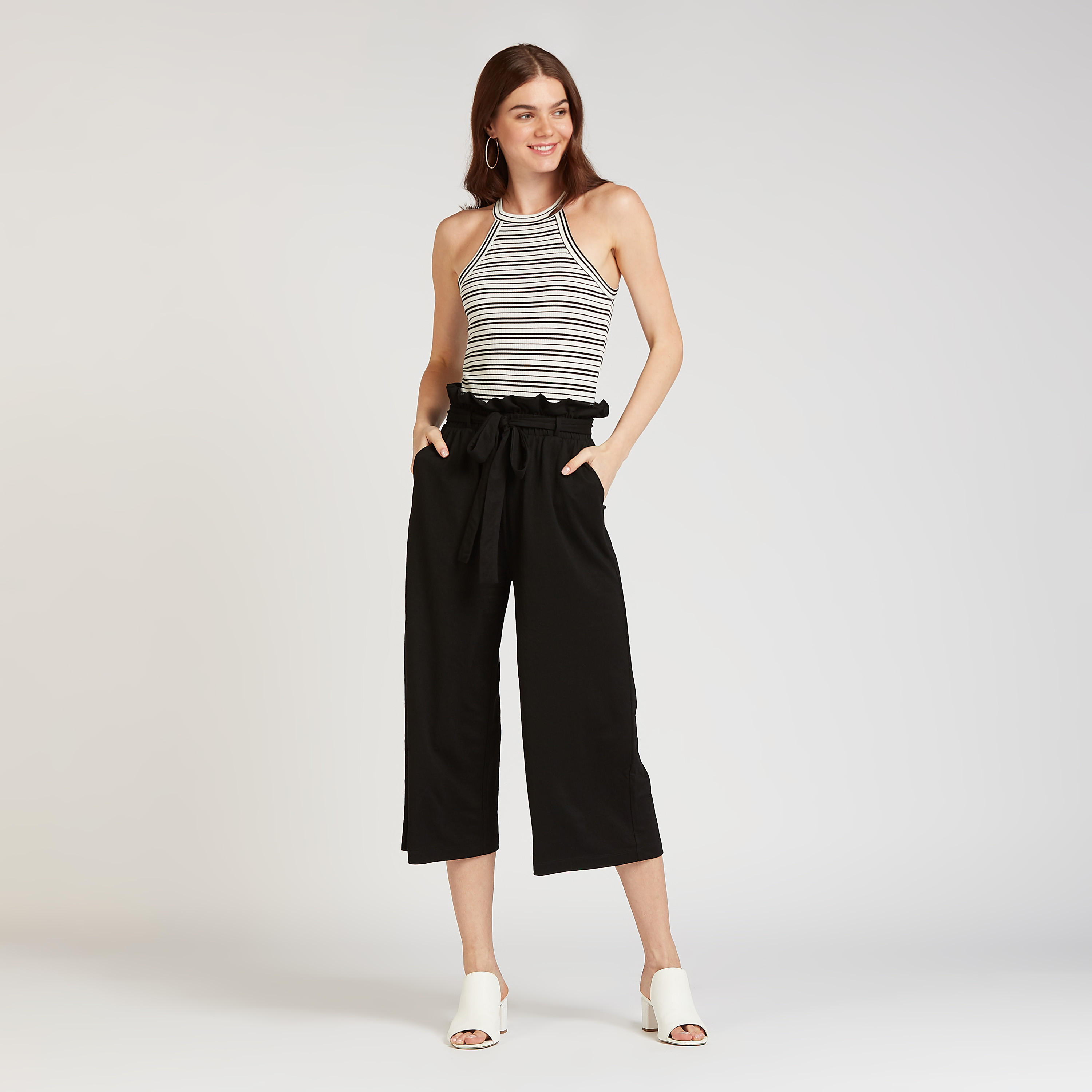 Slim Fit Striped Top with Straps-women-clothing-tshirts-image-2