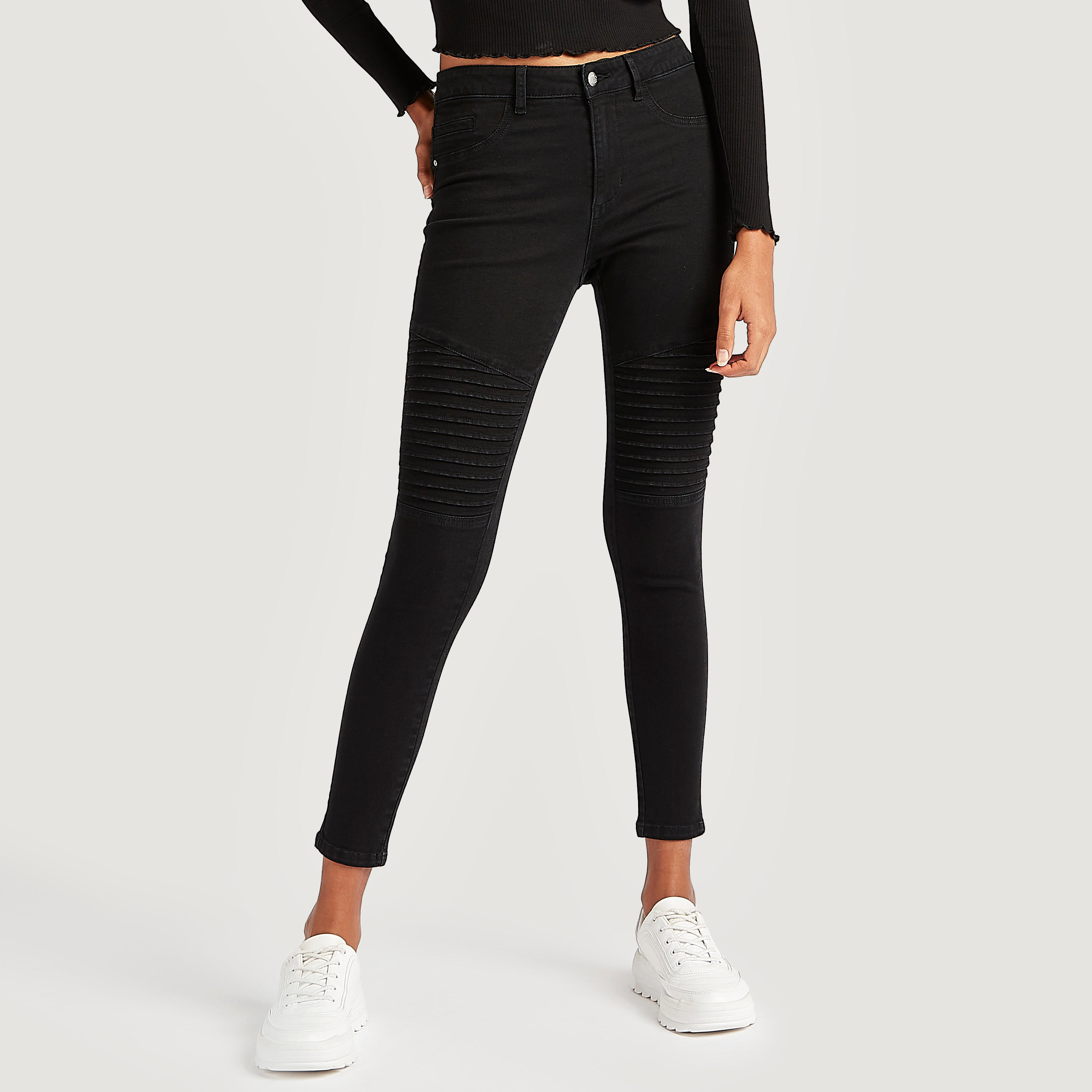 Solid Skinny Fit Mid-Rise Cropped Jeans with Button Closure-women-clothing-bottoms-jeans-image-1