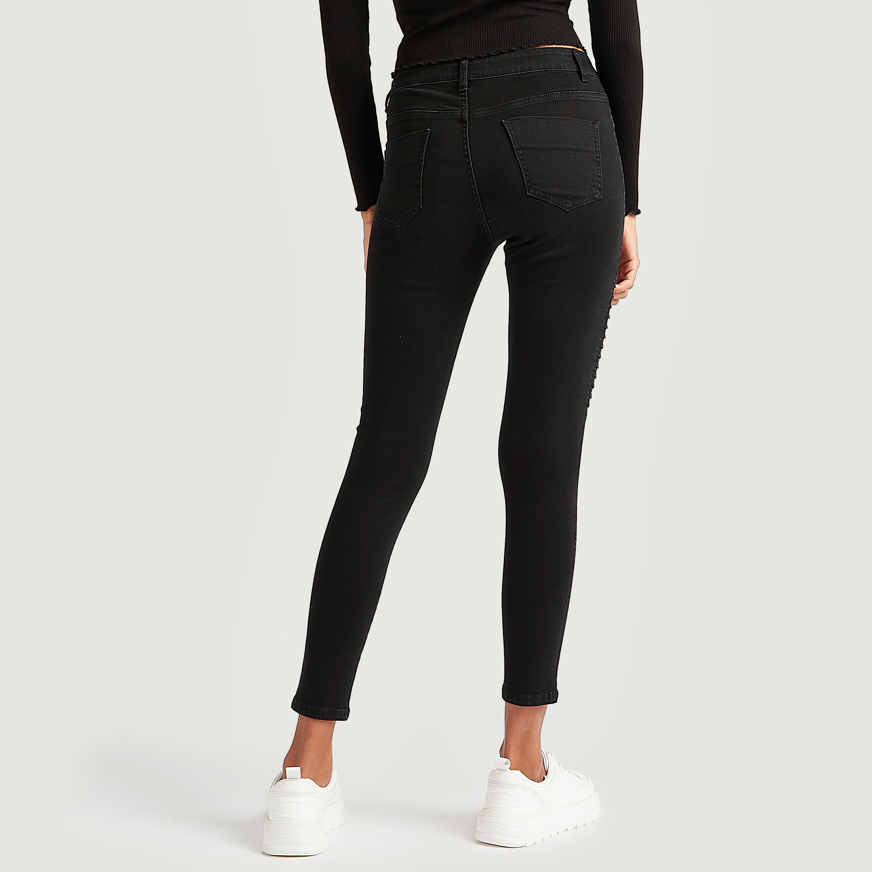 Solid Skinny Fit Mid-Rise Cropped Jeans with Button Closure-women-clothing-bottoms-jeans-image-4