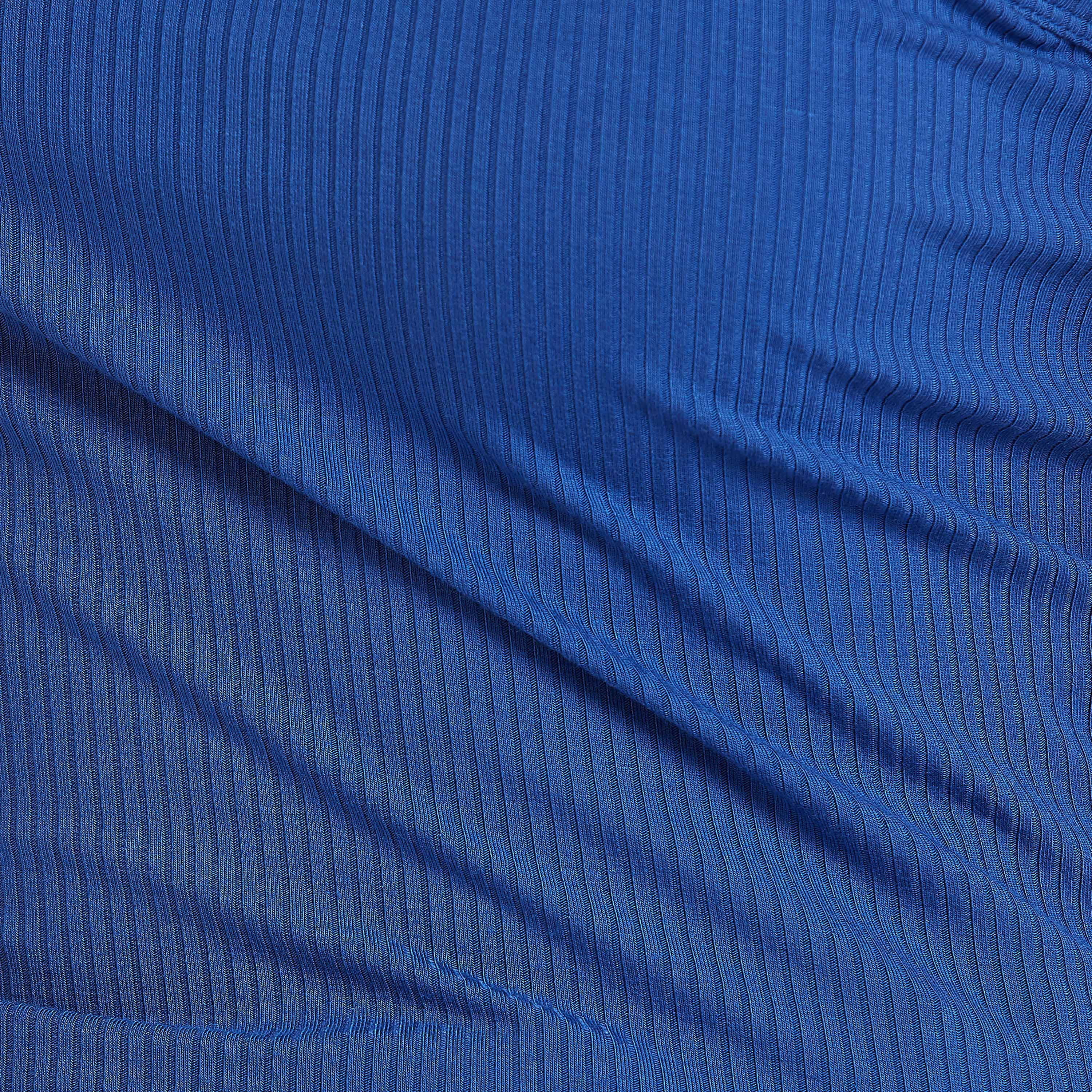 Slim Fit Ribbed Tank Top with Halter Neck-women-clothing-tshirts-image-3