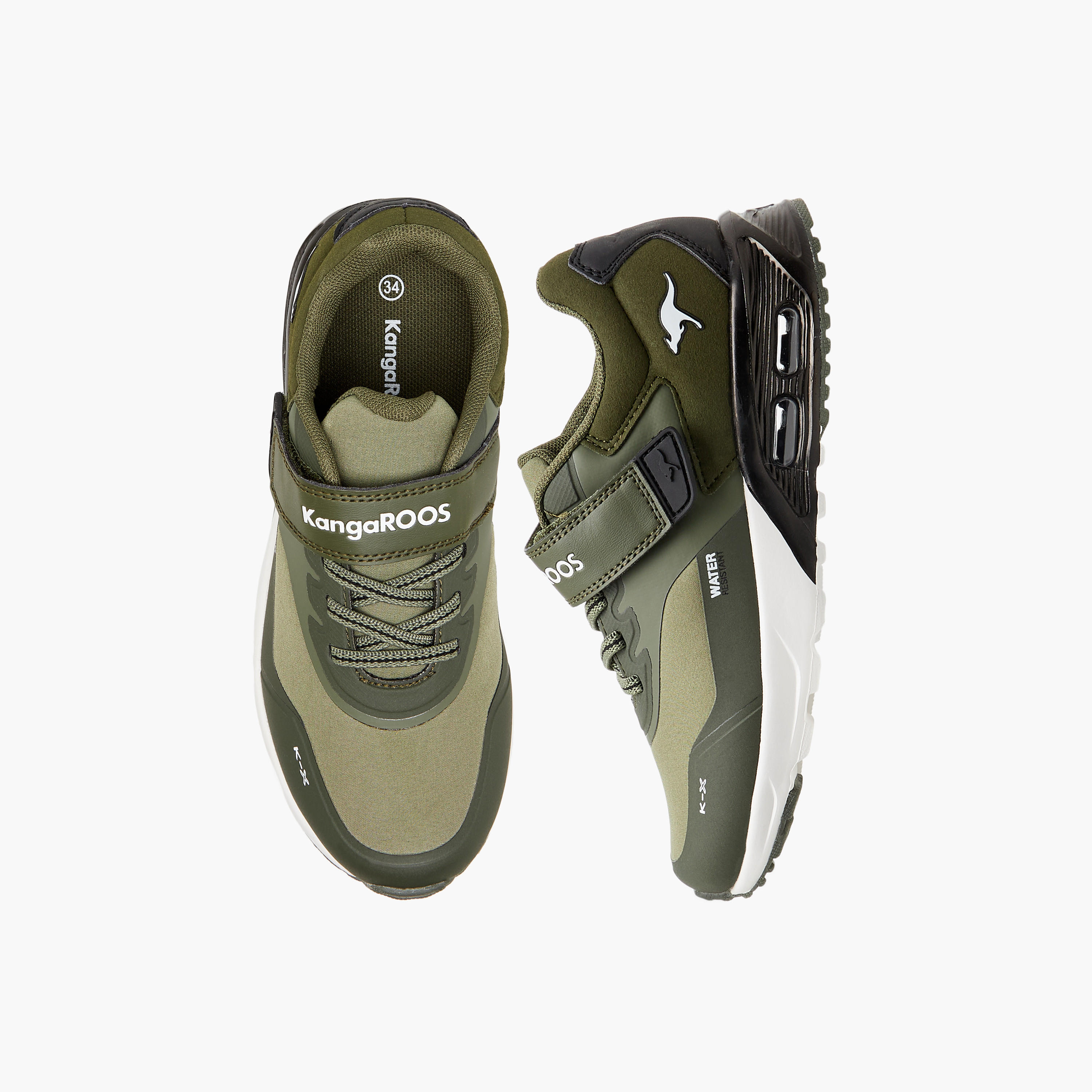 Kangaroos Boys Hook & Loop Durable Walking Shoes-boys-shoes-sports-image-1