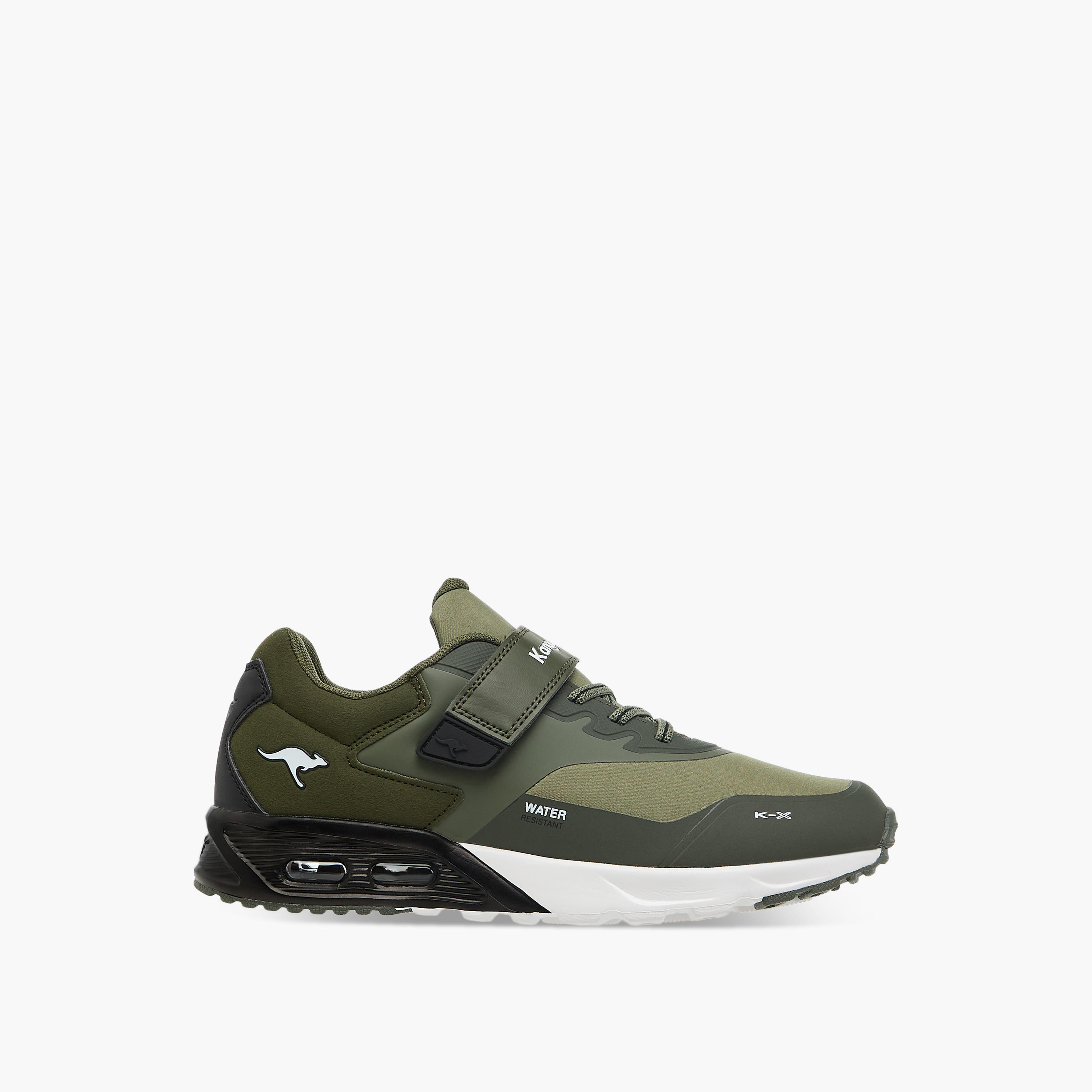 KangaROOS Women's Panelled Sports Shoes with Hook and Loop Closure-women-shoes-sports-image-3
