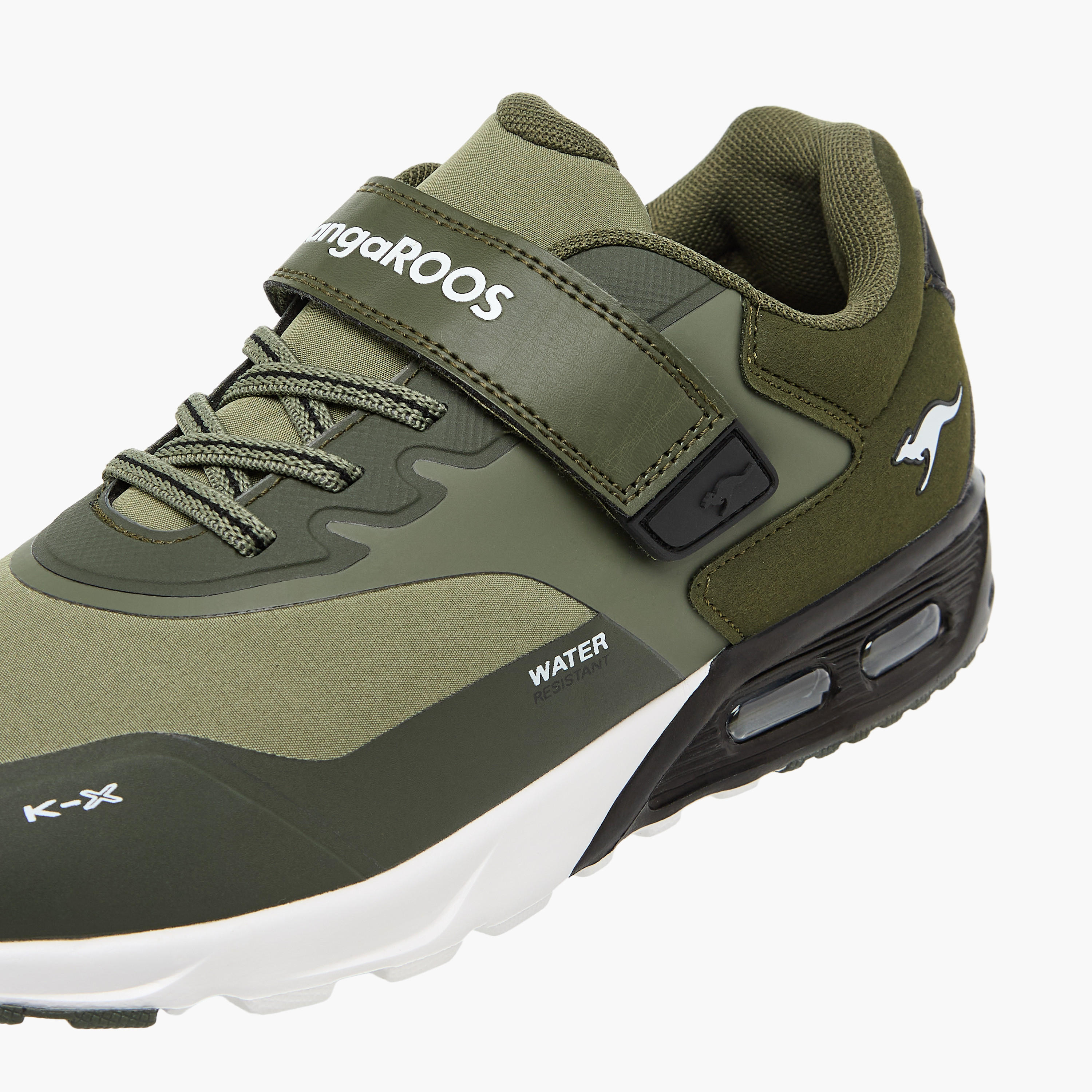 KangaROOS Women's Panelled Sports Shoes with Hook and Loop Closure-women-shoes-sports-image-4