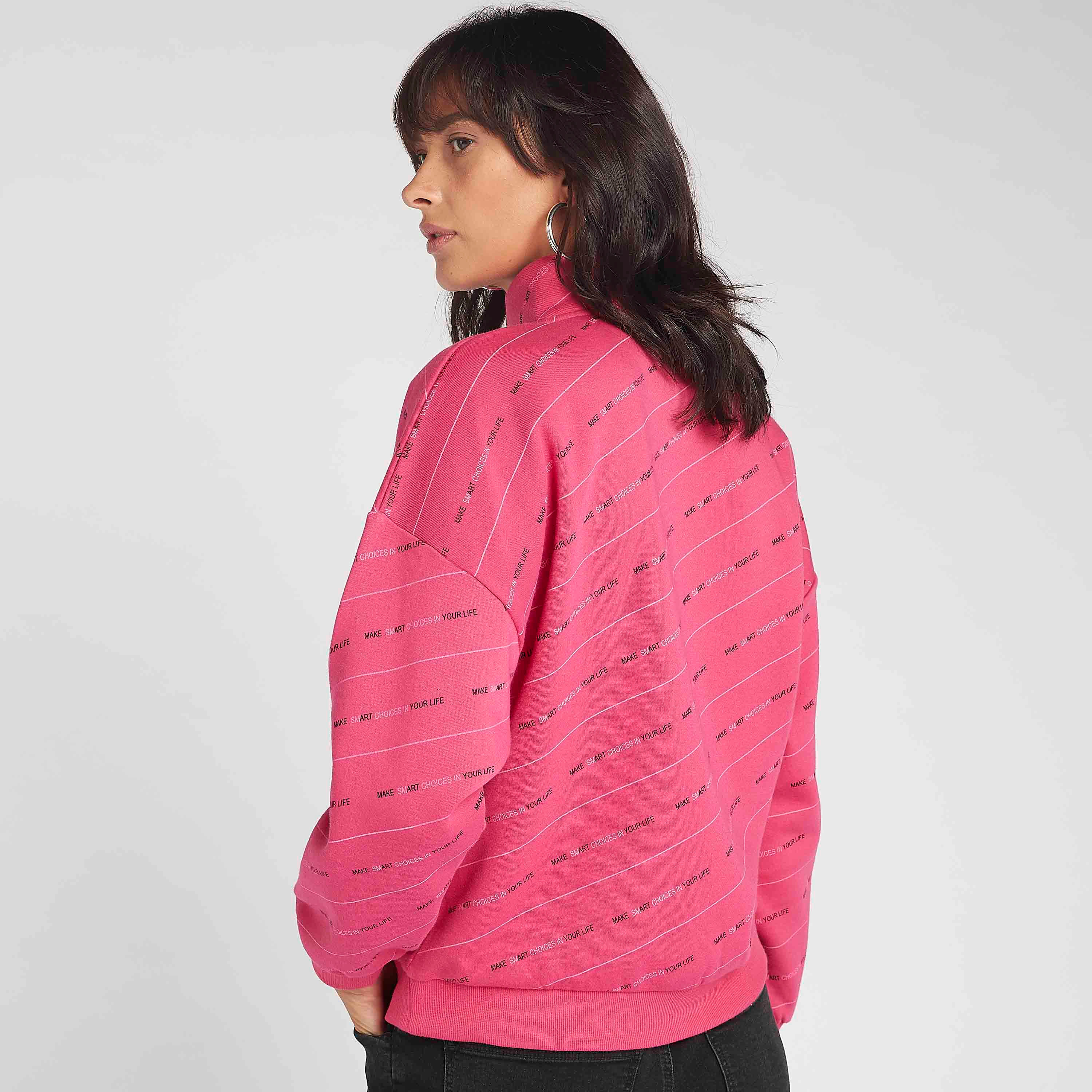 Sustainable All-Over Print Sweatshirt with High Neck and Long Sleeves-women-winterwear-hoodiesandsweatshirts-sweatshirts-image-4