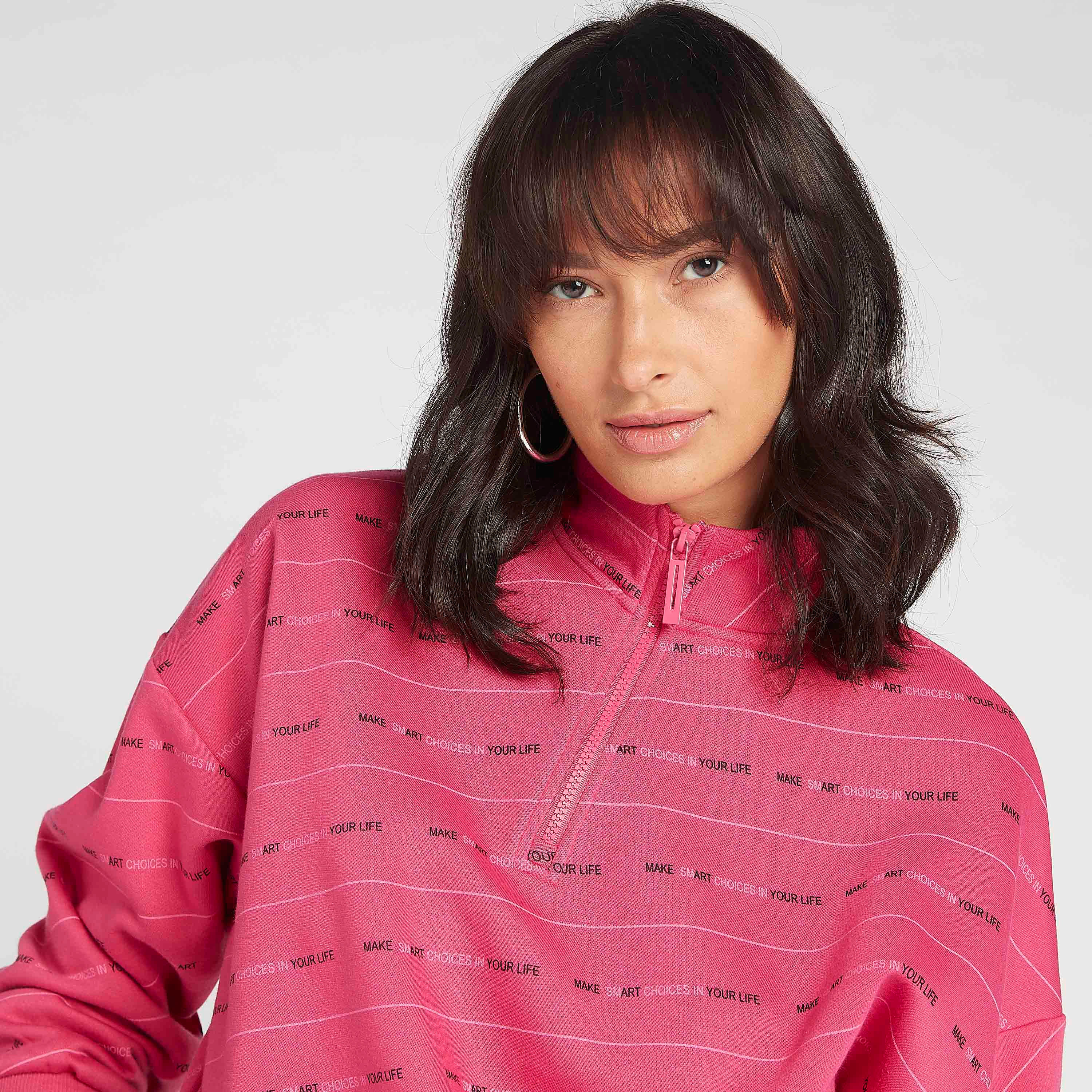 Sustainable All-Over Print Sweatshirt with High Neck and Long Sleeves-women-winterwear-hoodiesandsweatshirts-sweatshirts-image-5