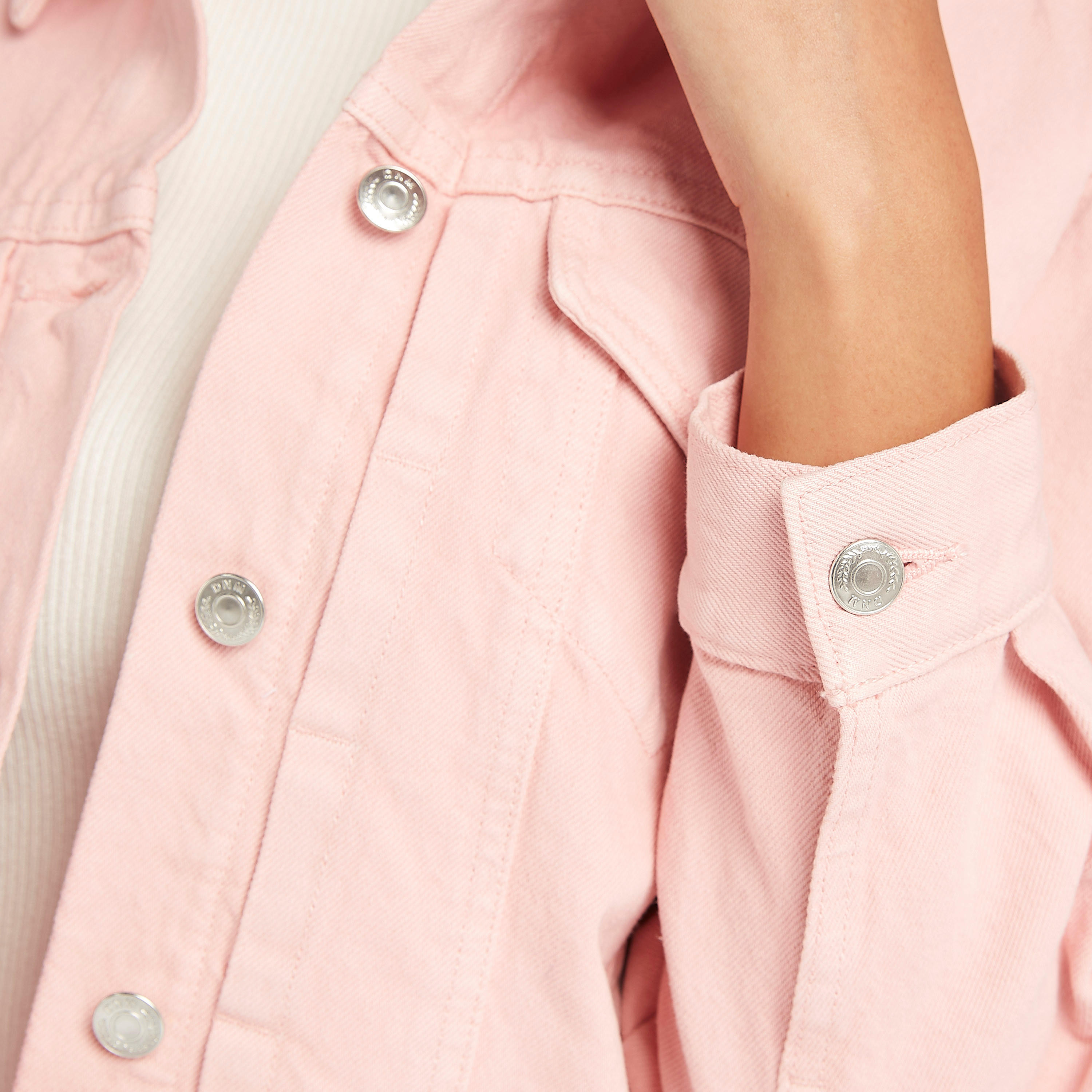 جاكيت مستدام دينم سادة بجيوب بطيّة-women-winterwear-coatsandjackets-jackets-image-5
