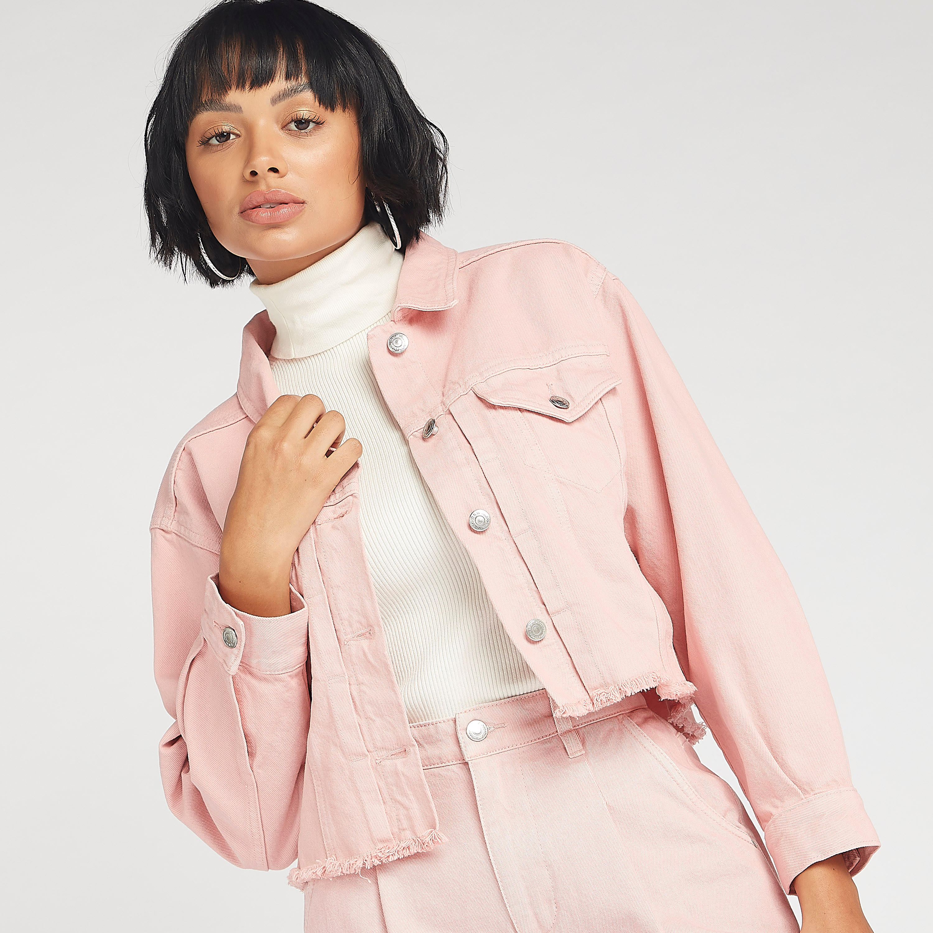 جاكيت مستدام دينم سادة بجيوب بطيّة-women-winterwear-coatsandjackets-jackets-image-7