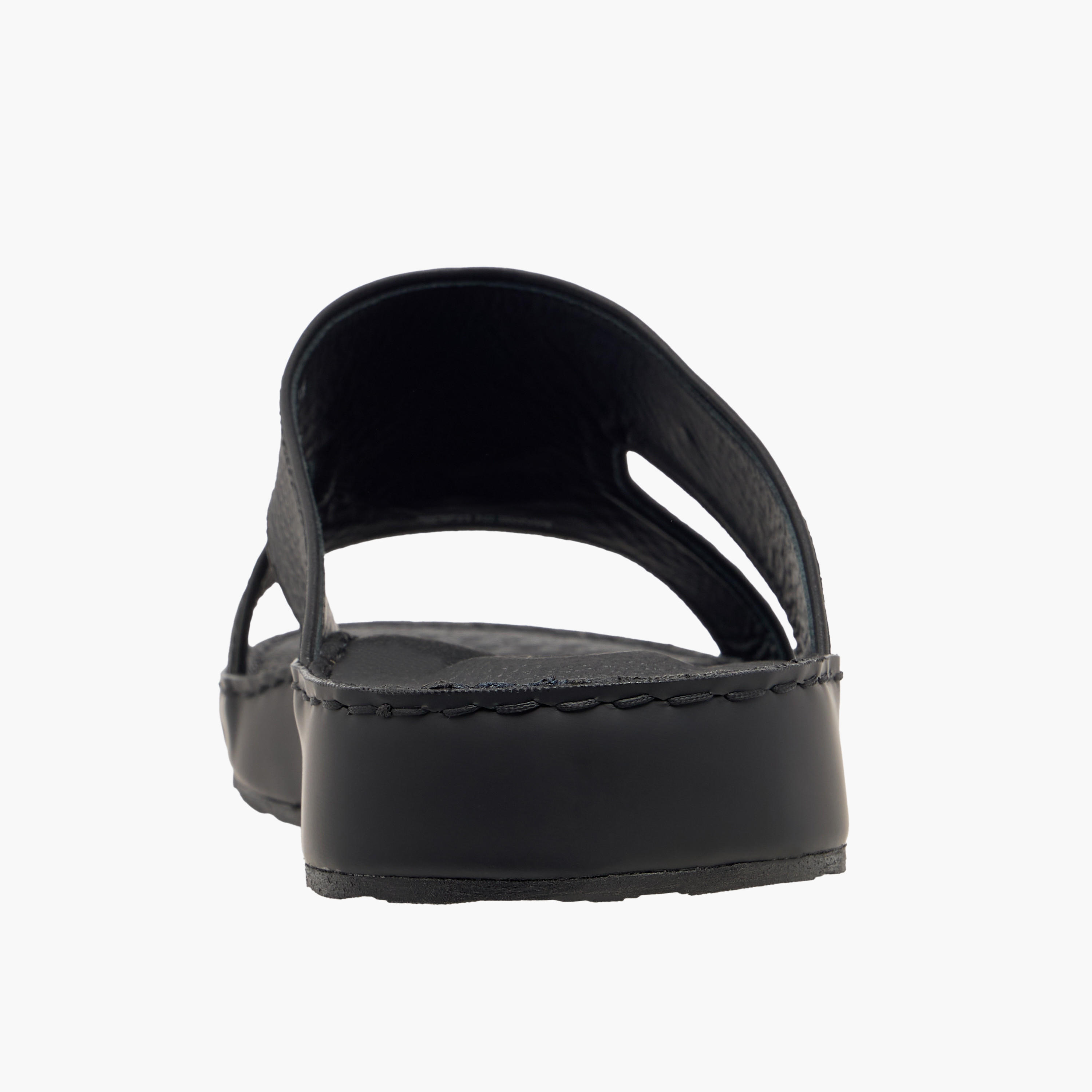 Duchini Men Textured Leather Arabic Sandals-men-shoes-sandals-image-5