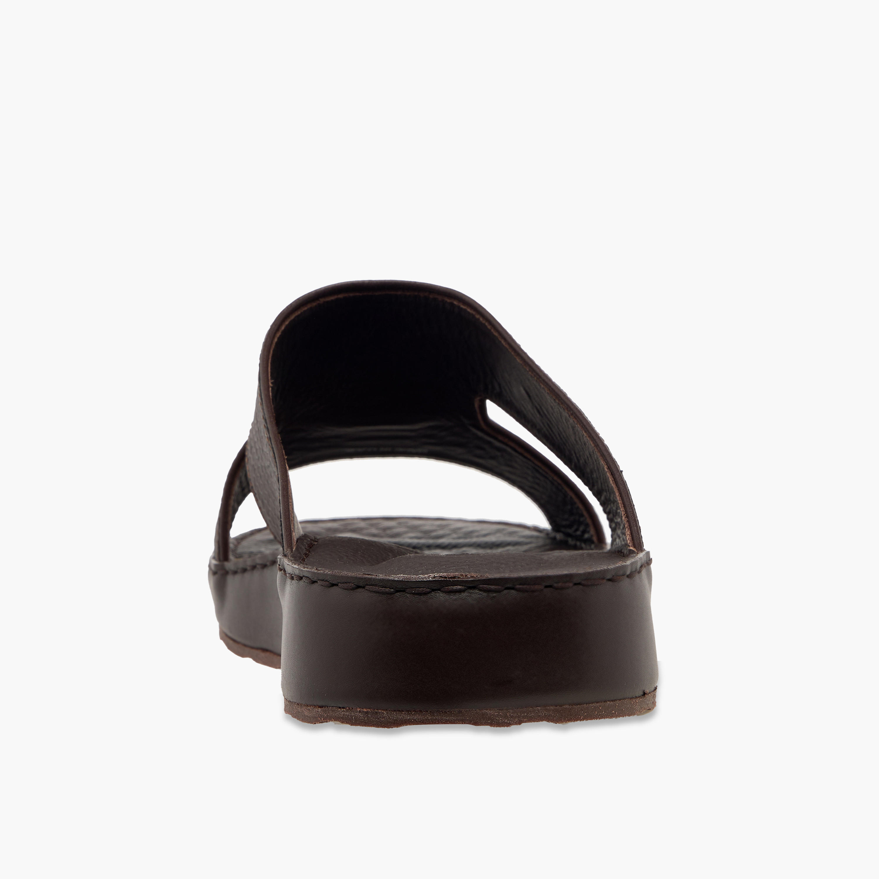 Duchini Men Textured Leather Arabic Sandals-men-shoes-sandals-image-5
