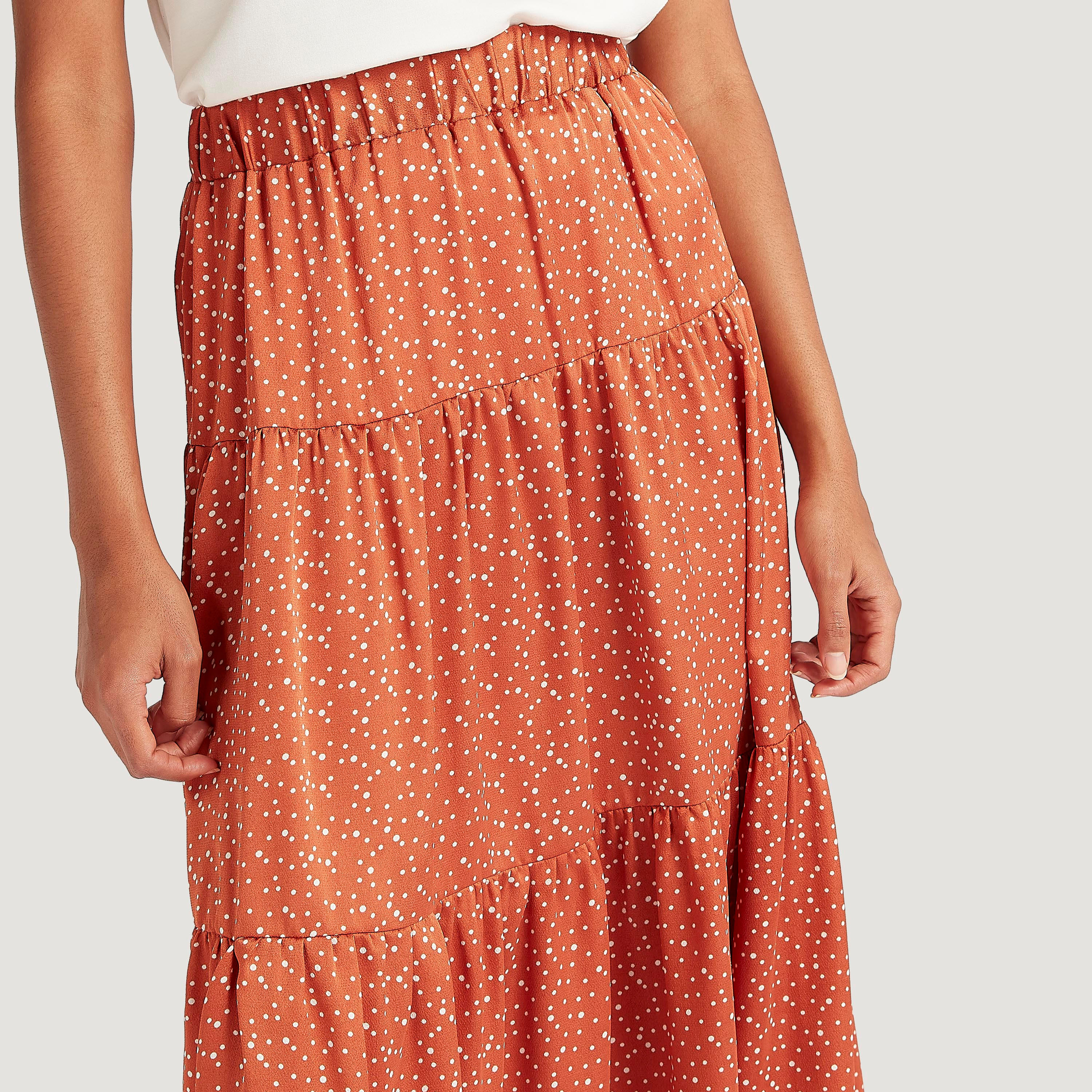 تنورة ميدي إيه لاين بخصر مطّاطي وطبعات-women-clothing-bottoms-skirts-image-3