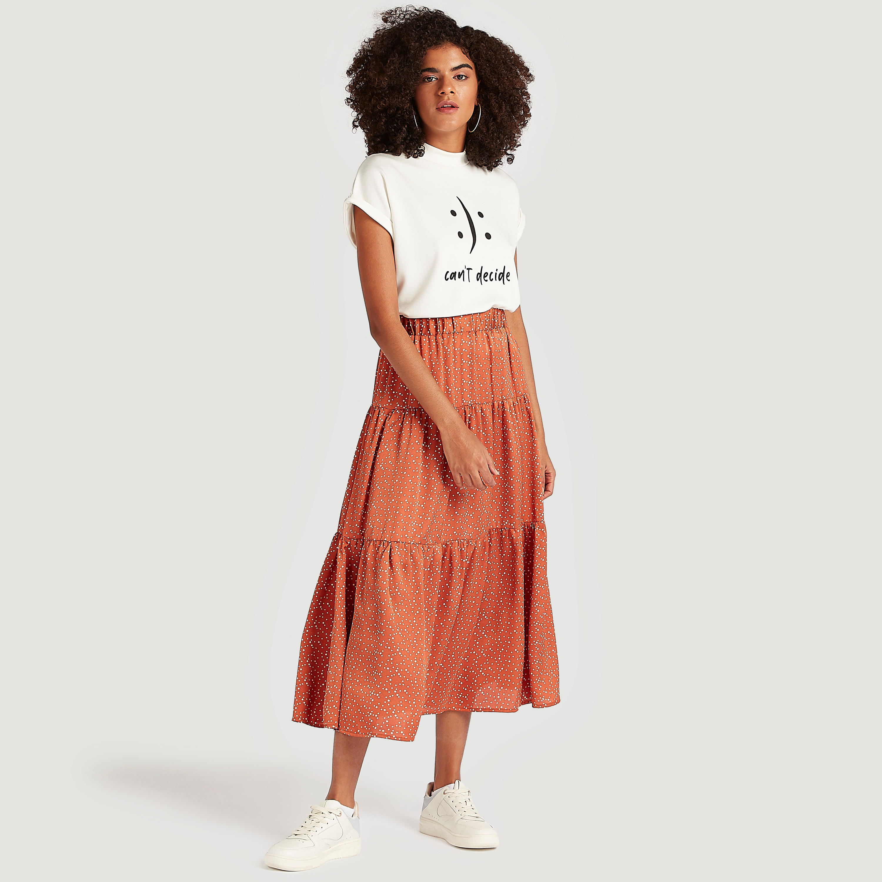 بلوزة بياقة عالية وأكمام كاب وطبعات-women-clothing-shirtsandblouses-blouses-image-2