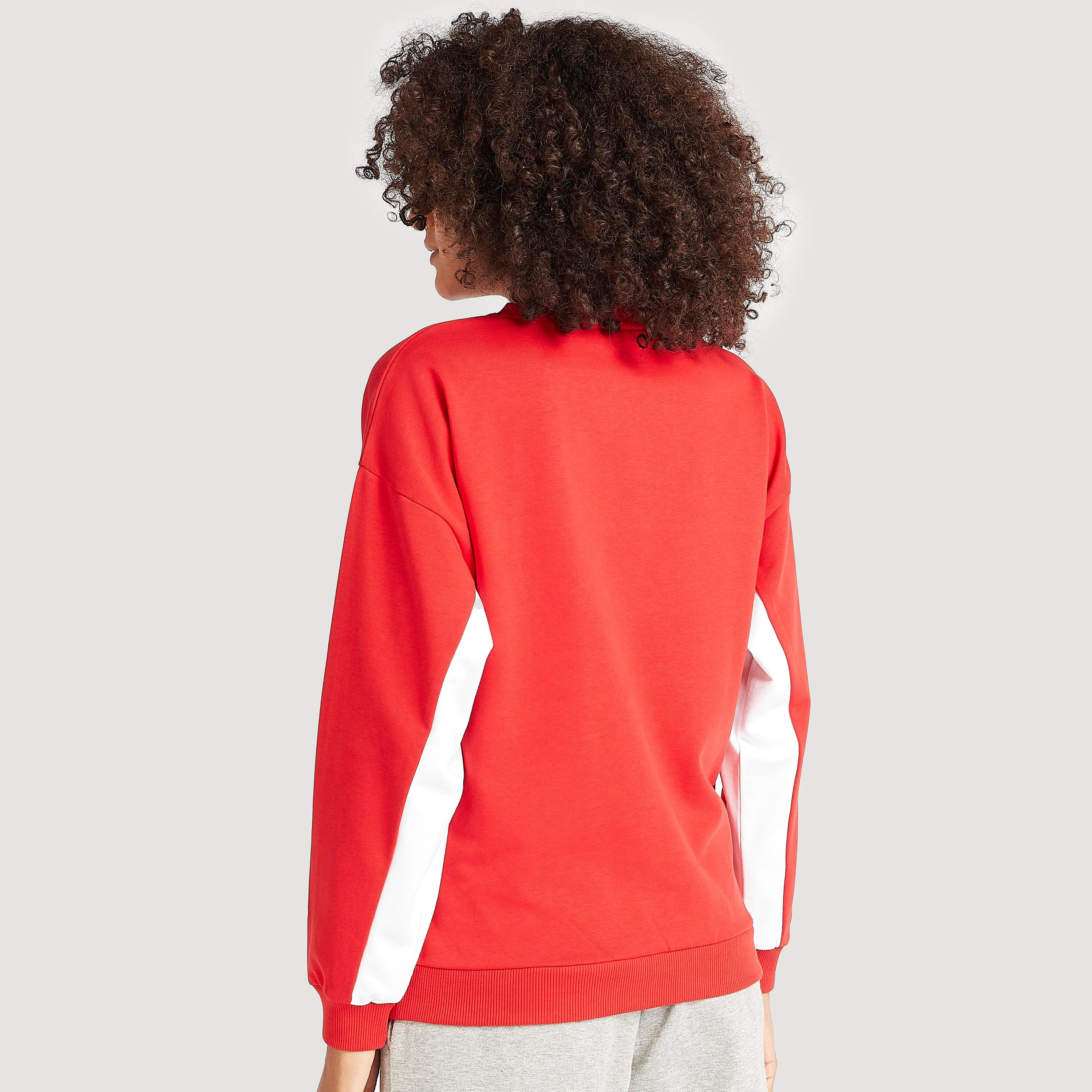 سويت شيرت بياقة ضيقة وأكمام طويلة وطبعات شعار-women-winterwear-hoodiesandsweatshirts-sweatshirts-image-4