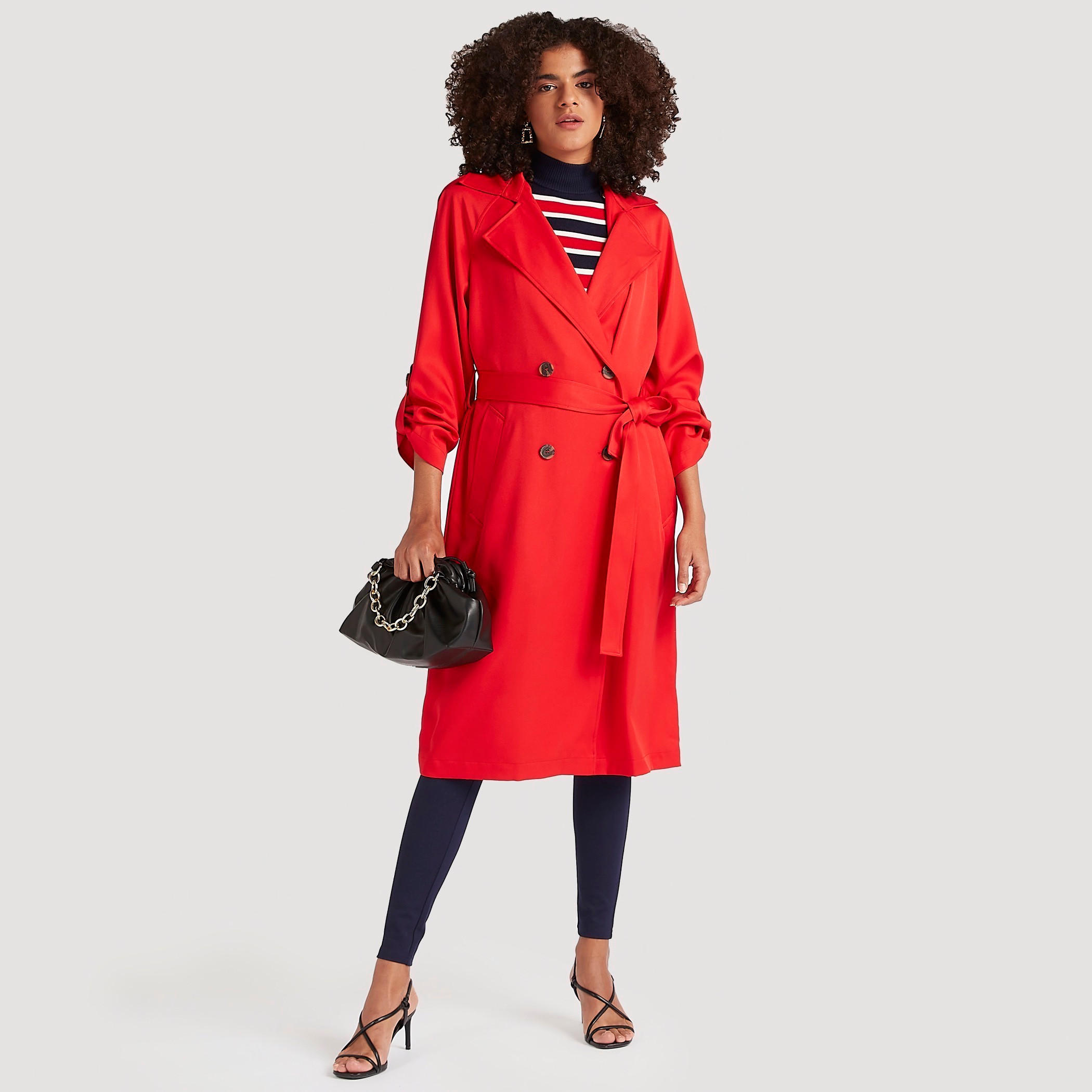 معطف سادة بأكمام طويلة مع حزام خصر وجيوب-women-clothing-coatsandjackets-coats-image-5