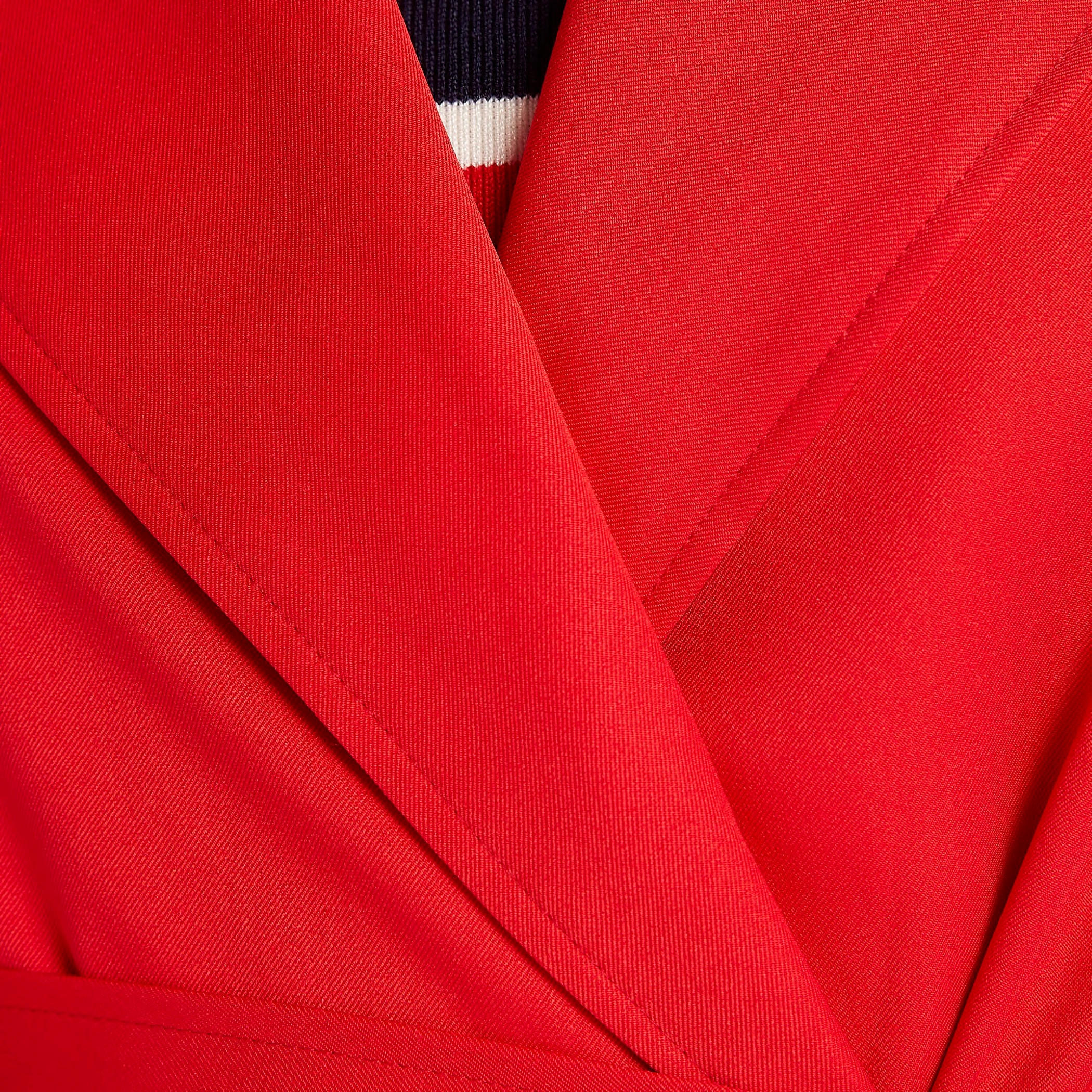 معطف سادة بأكمام طويلة مع حزام خصر وجيوب-women-clothing-coatsandjackets-coats-image-1