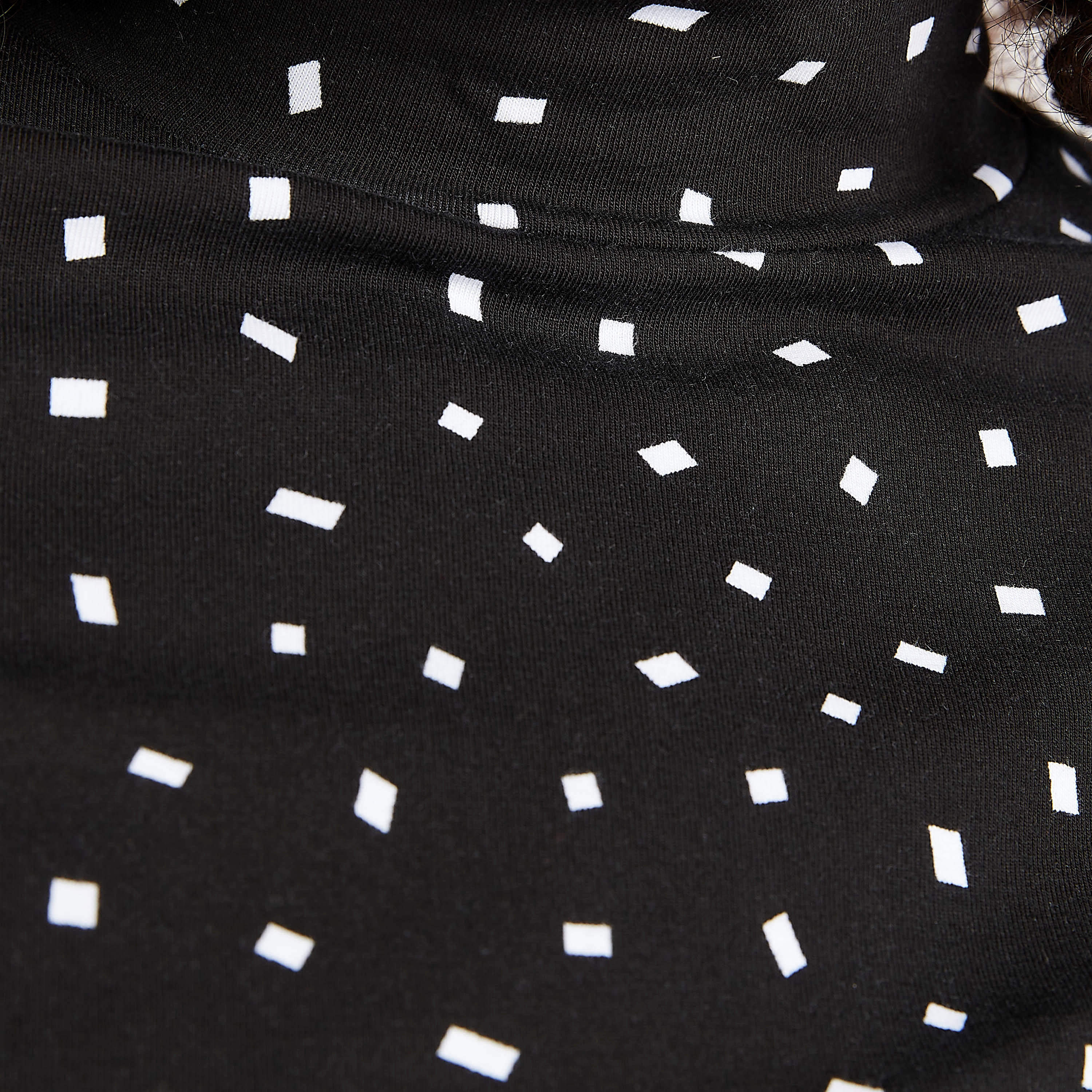 Printed Crop T-shirt with High Neck and Short Sleeves-women-clothing-tshirts-image-5