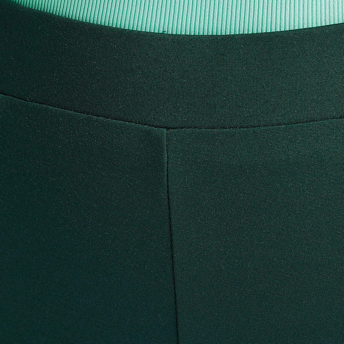 Solid Mid-Rise Leggings with Elasticated Waistband-women-clothing-bottoms-leggings-image-3