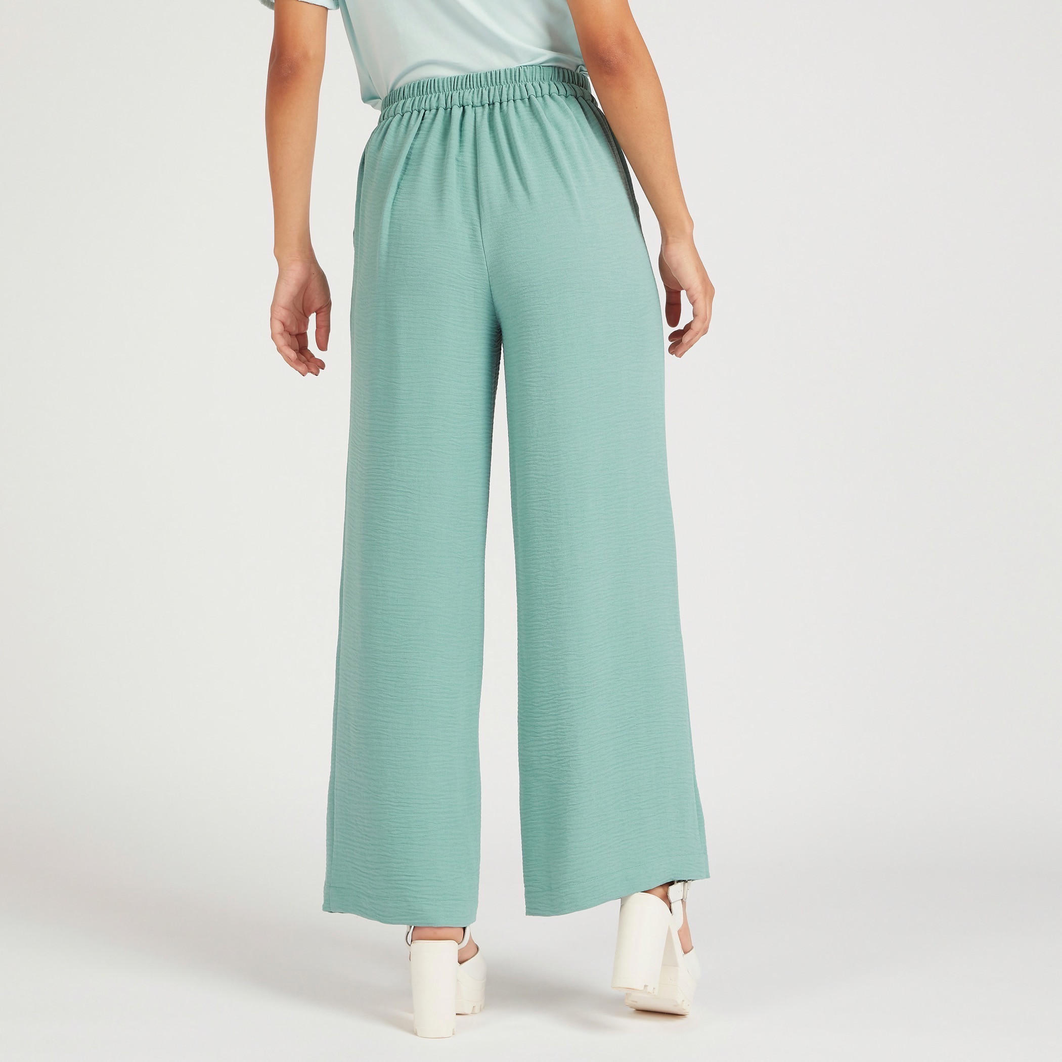 Solid High-Rise Palazzo Pants with Button Detail-women-clothing-bottoms-trousers-image-4