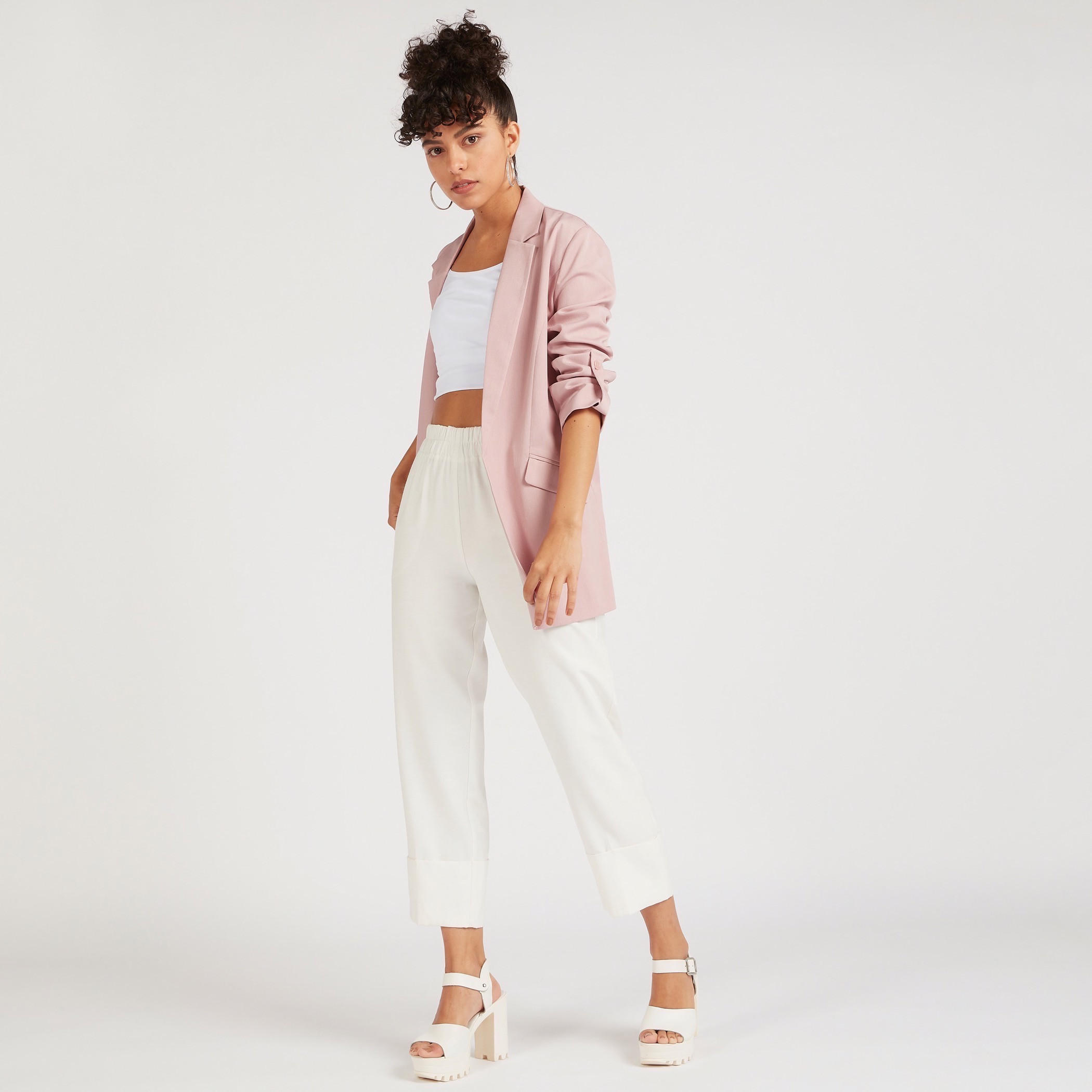 Solid Longline Blazer with Flap Pockets and Notch Lapel-women-clothing-coatsandjackets-blazers-image-7