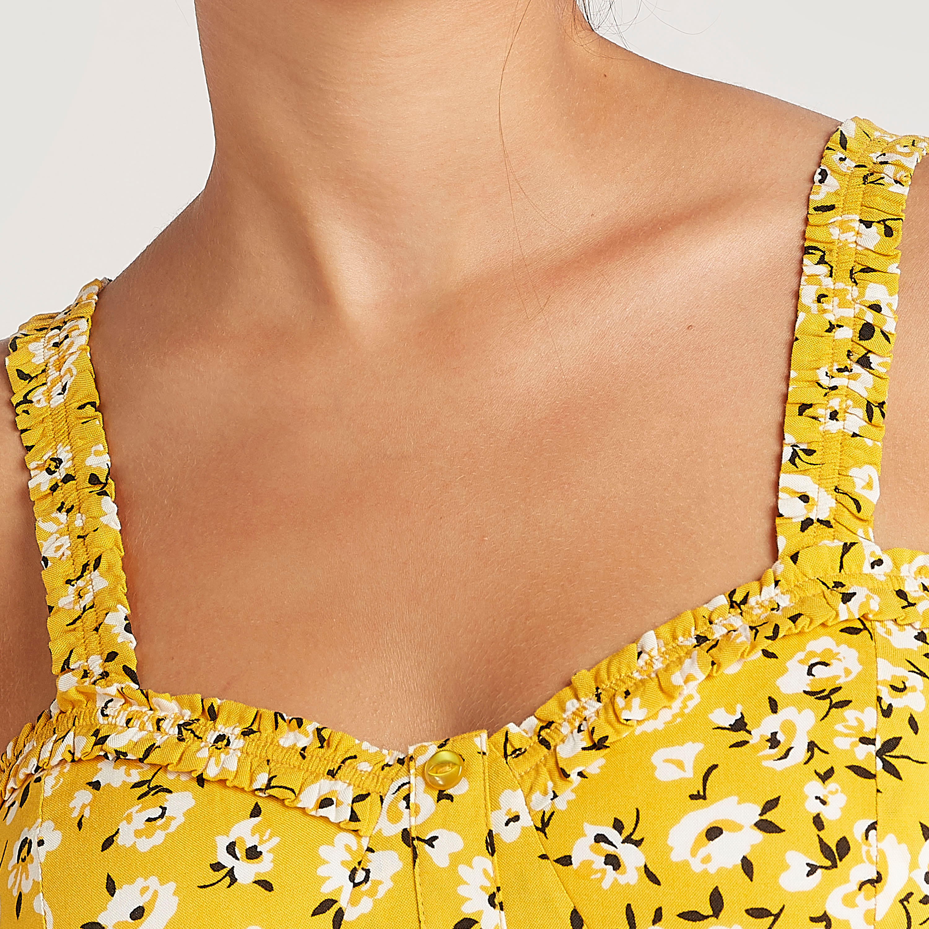 فستان ميدي إيه لاين بطبعات أزهار وظهر مطرّز-women-clothing-dresses-image-3
