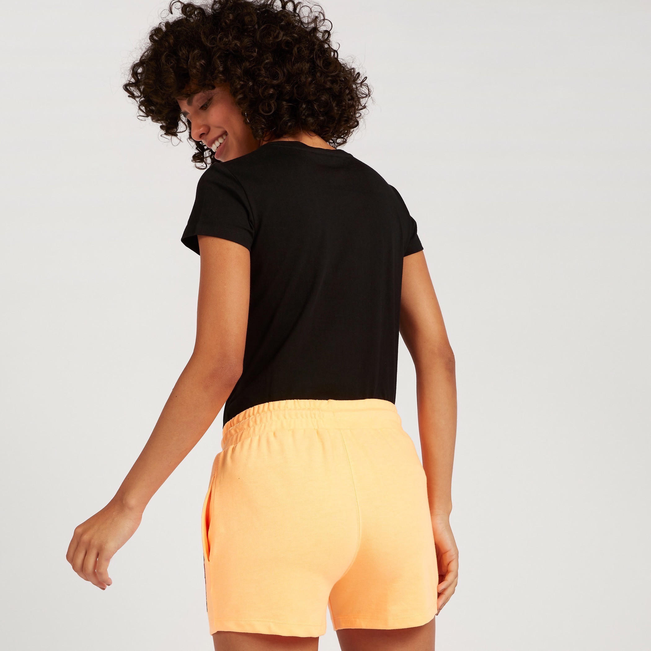 Embroidered Mid-Rise Shorts with Drawstring Closure-women-clothing-bottoms-shorts-image-4