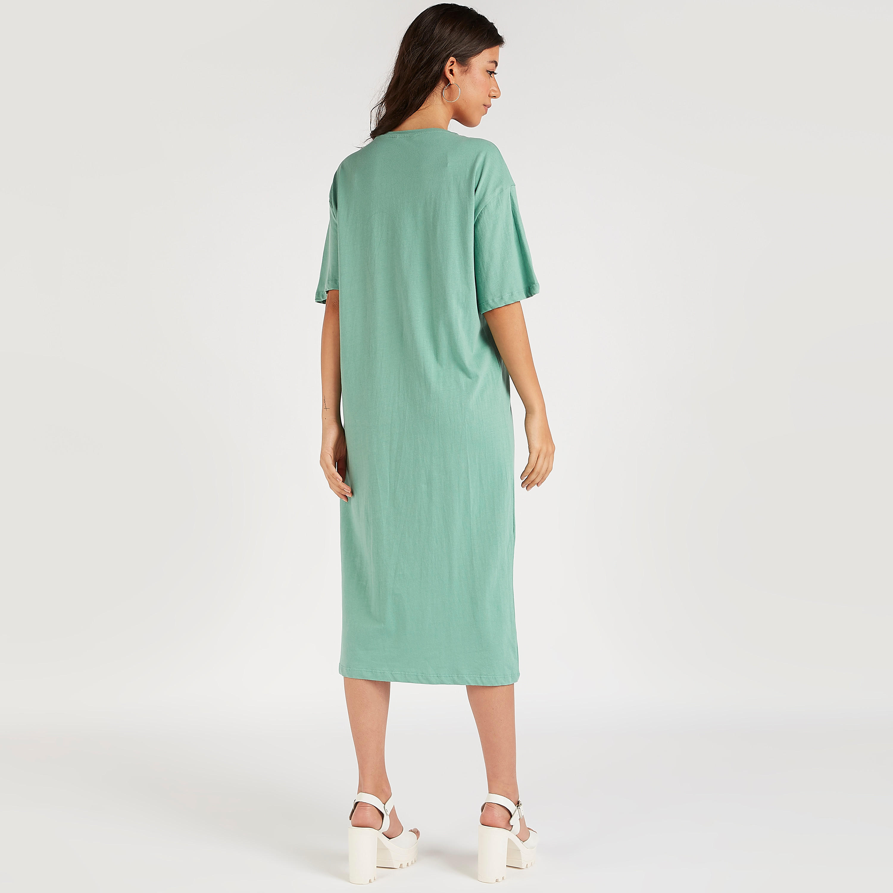 فستان ميدي واسع بأكمام قصيرة وطبعات-women-clothing-dresses-image-4