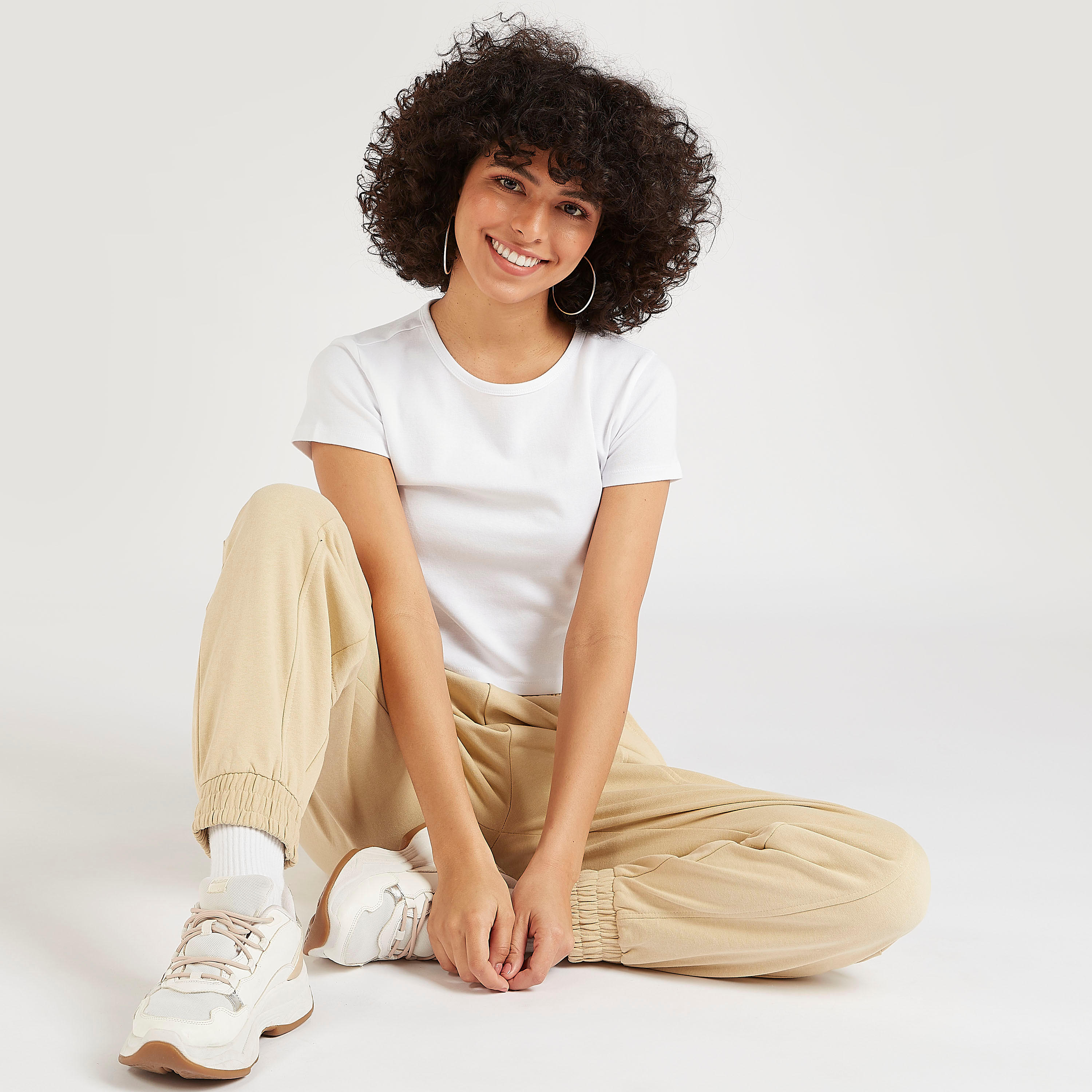 Solid Mid-Rise Joggers with Pockets-women-clothing-bottoms-joggers-image-2