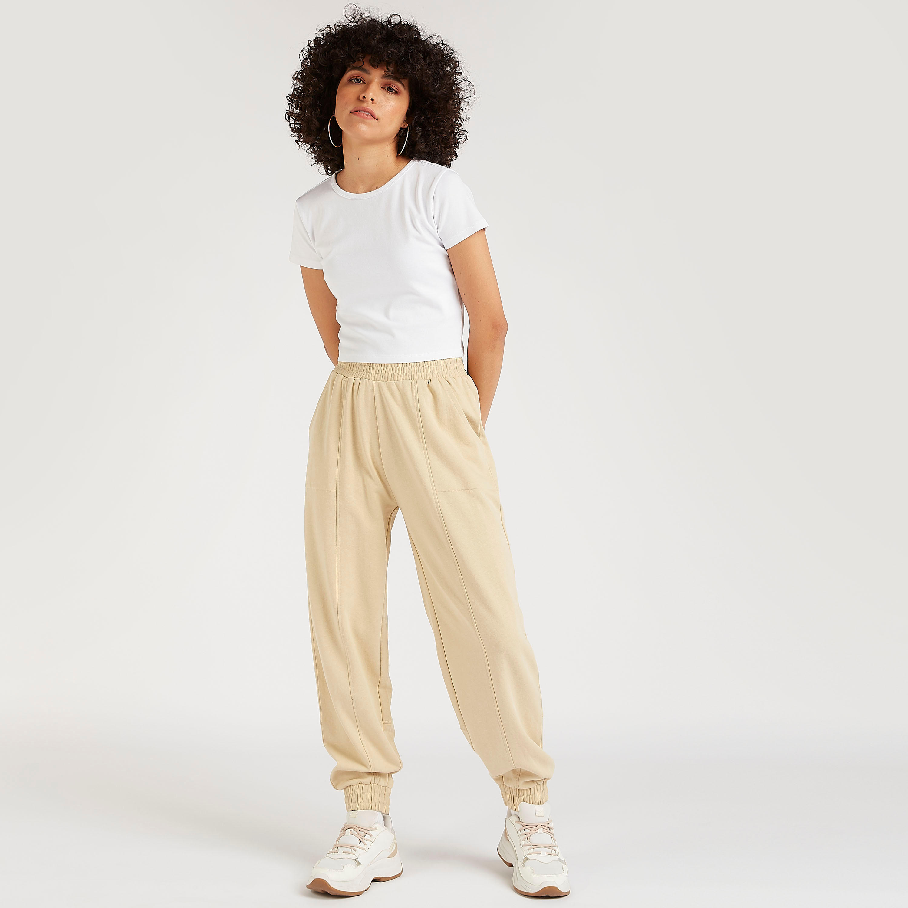 Solid Mid-Rise Joggers with Pockets-women-clothing-bottoms-joggers-image-5