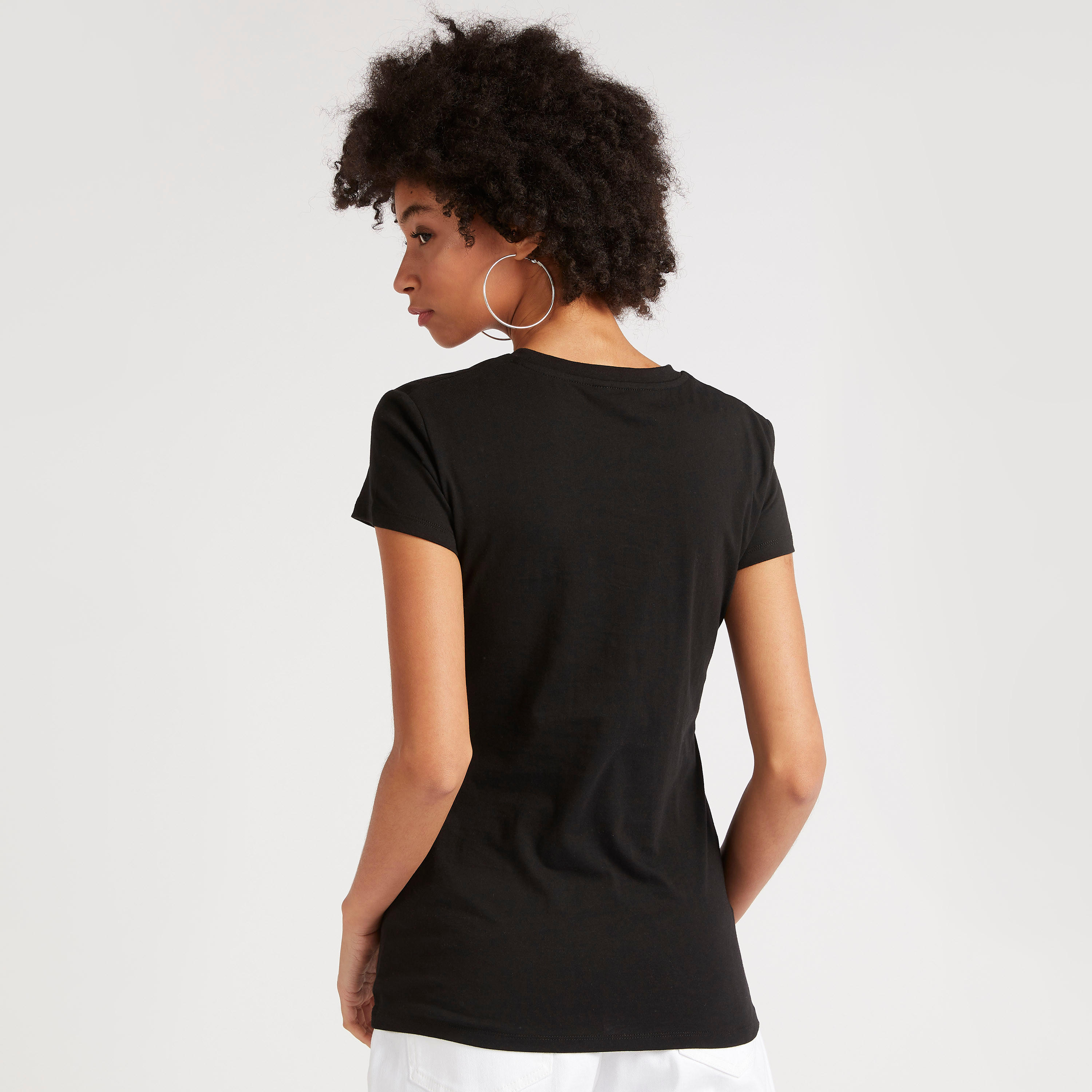تيشيرت بياقة ضيّقة وأكمام كاب وطَبعات-women-clothing-tshirts-image-4