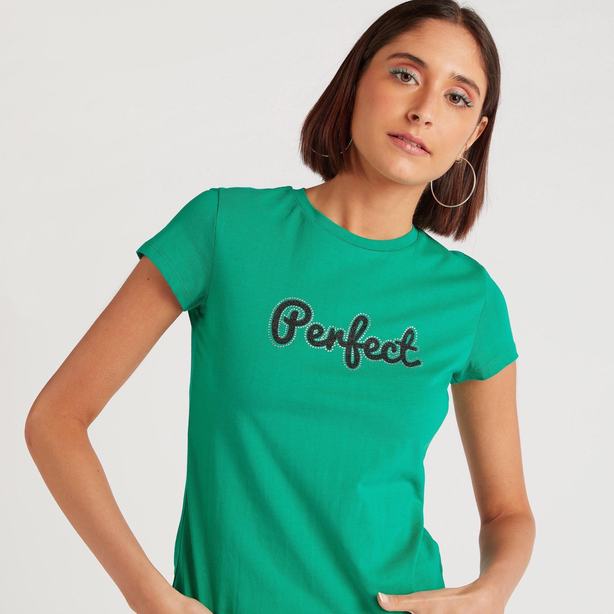 تيشيرت بياقة ضيقة وأكمام كاب وطبعات-women-clothing-tshirts-image-3