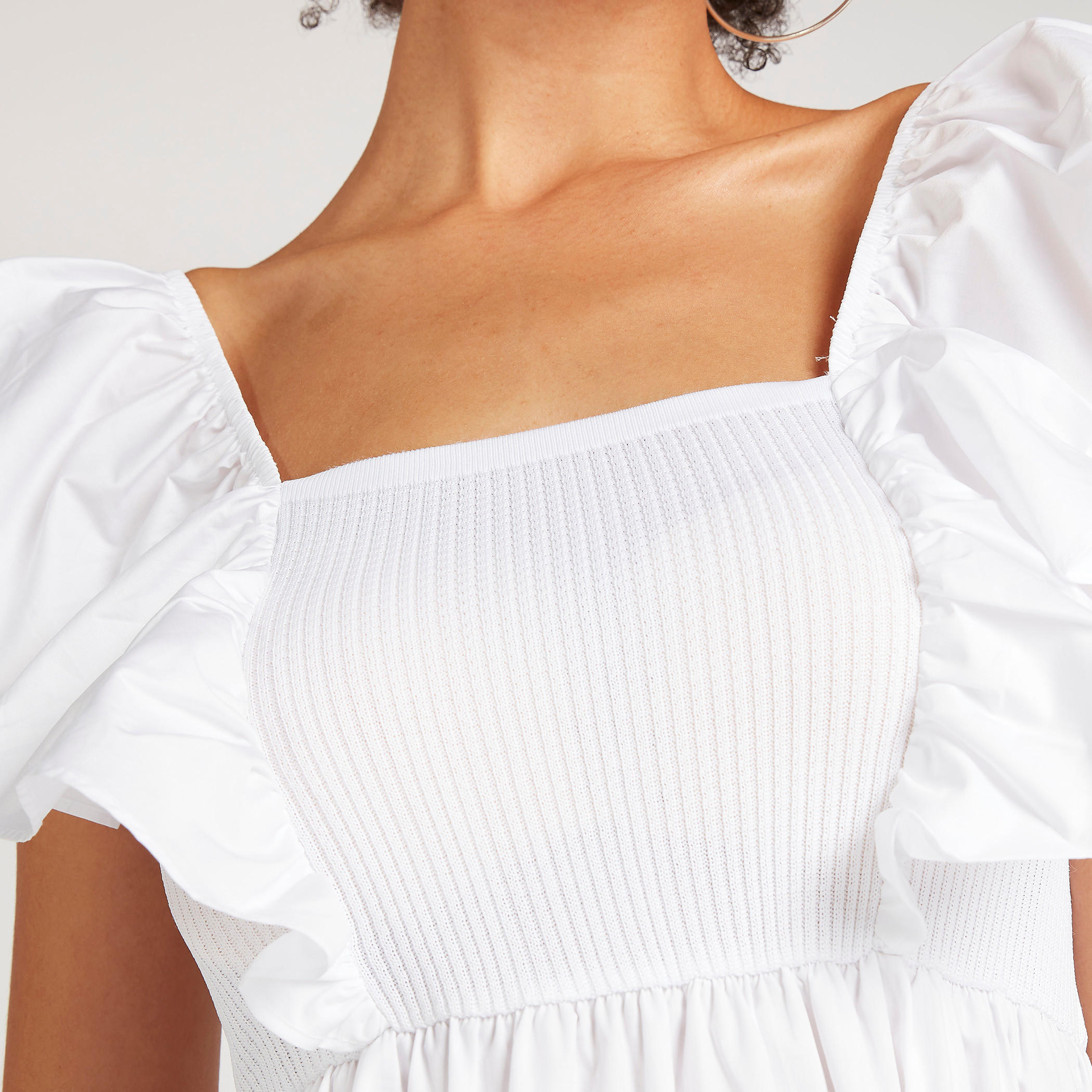 فستان سادة إيه لاين ميدي بأكمام واسعة-women-clothing-dresses-image-6