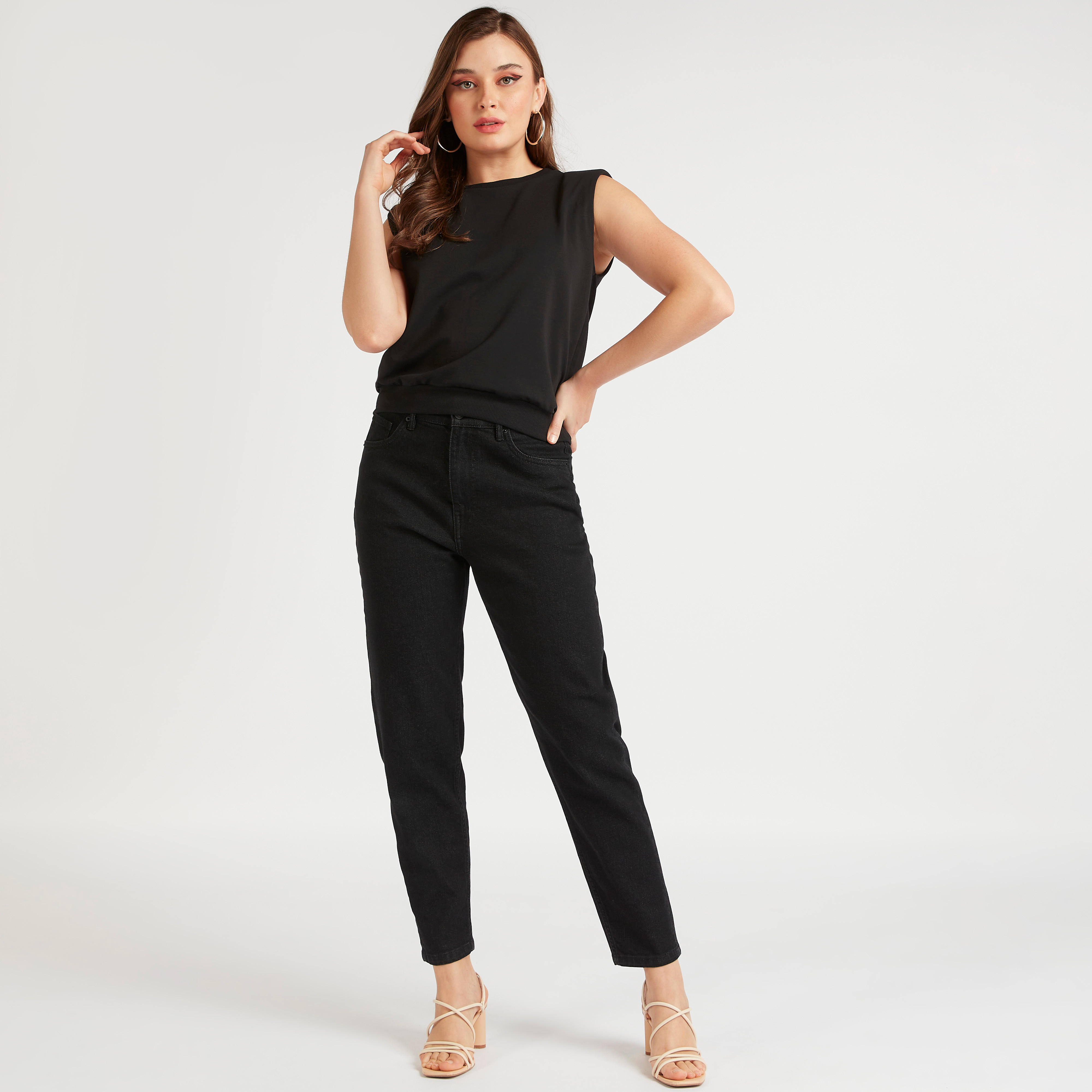 تيشيرت سادة دون أكمام بياقة ضيّقة-women-clothing-tshirts-image-5
