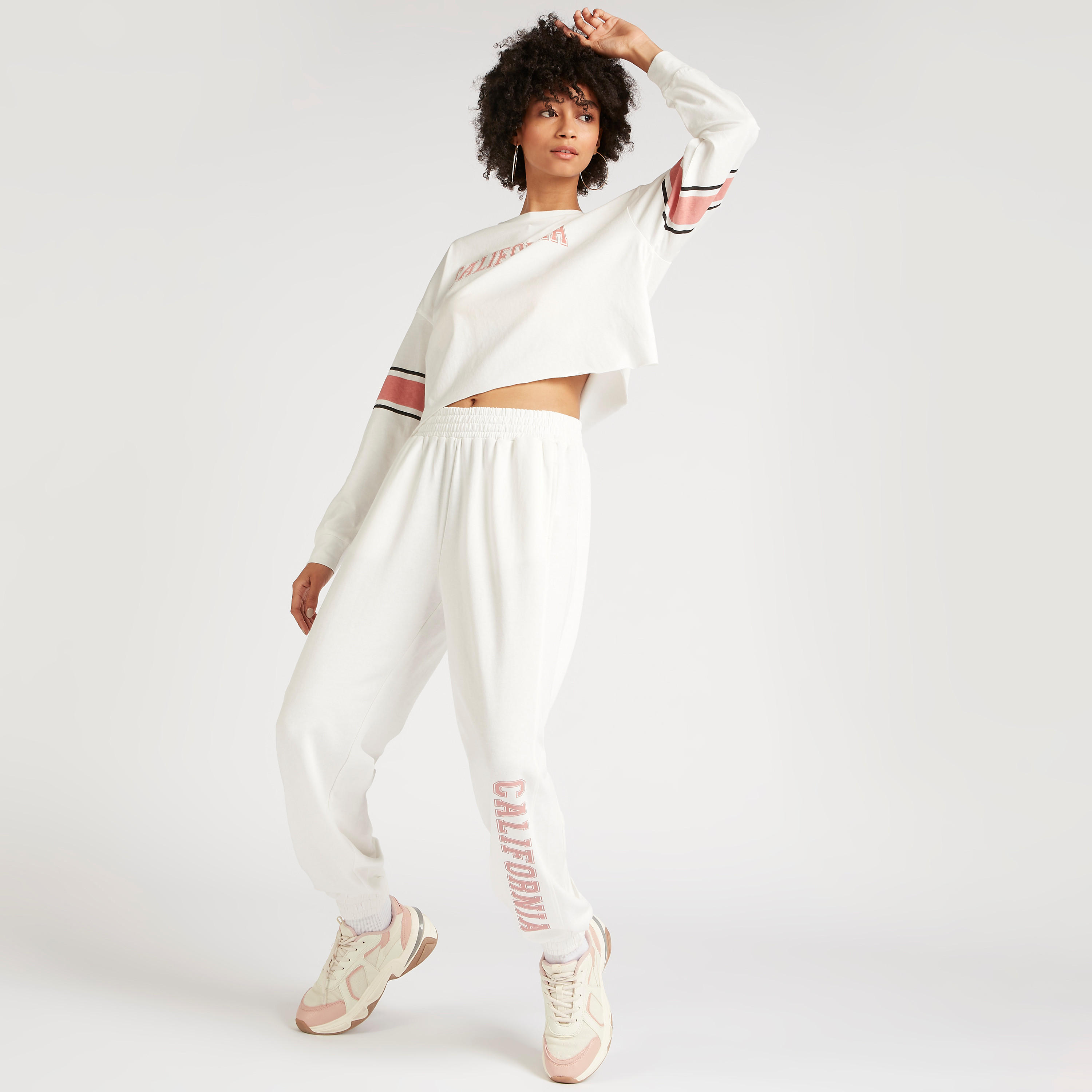 Oversized Printed Joggers with Elasticated Waist and Pockets-women-clothing-bottoms-joggers-image-5