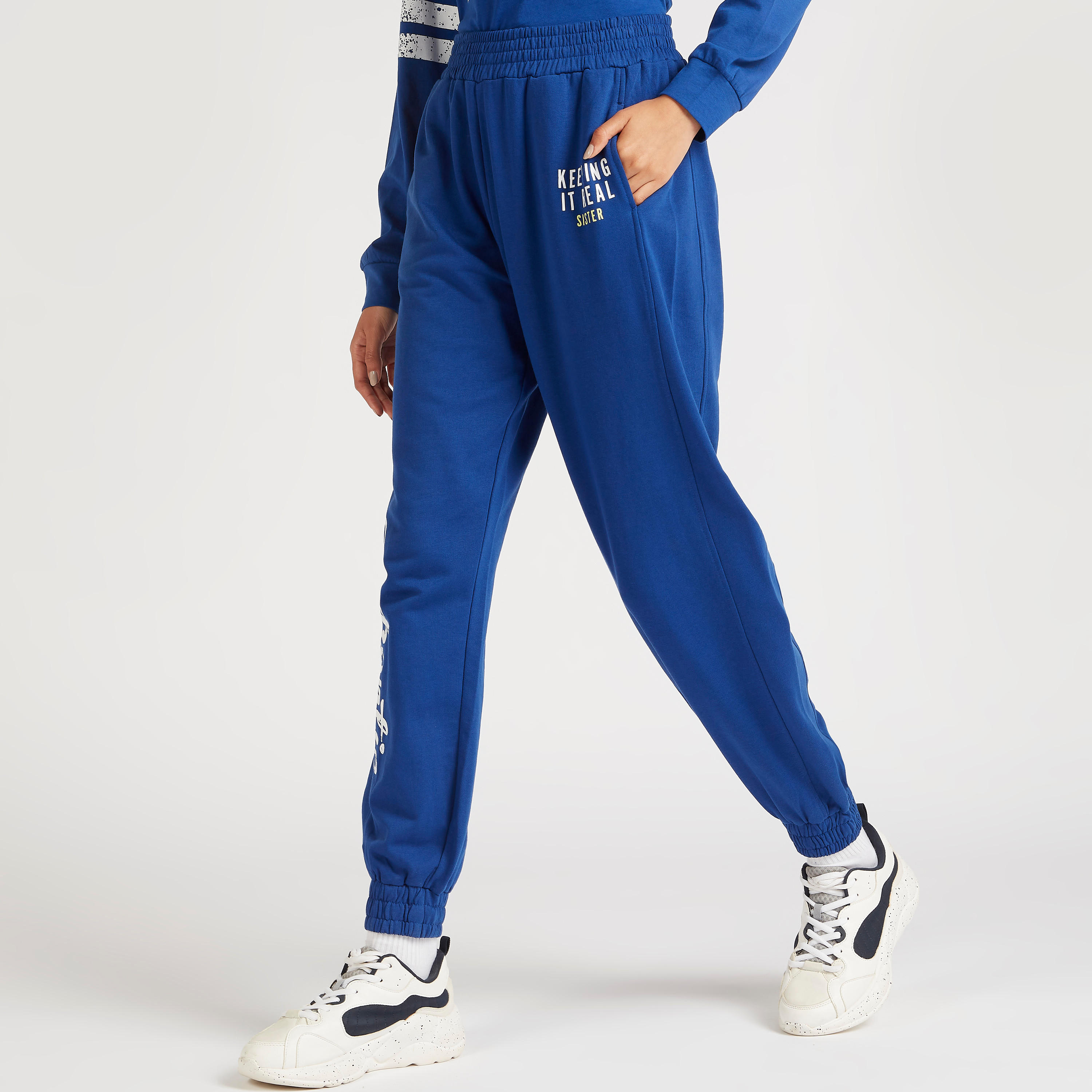 Oversized Printed Joggers with Elasticated Waist and Pockets-women-clothing-bottoms-joggers-image-5