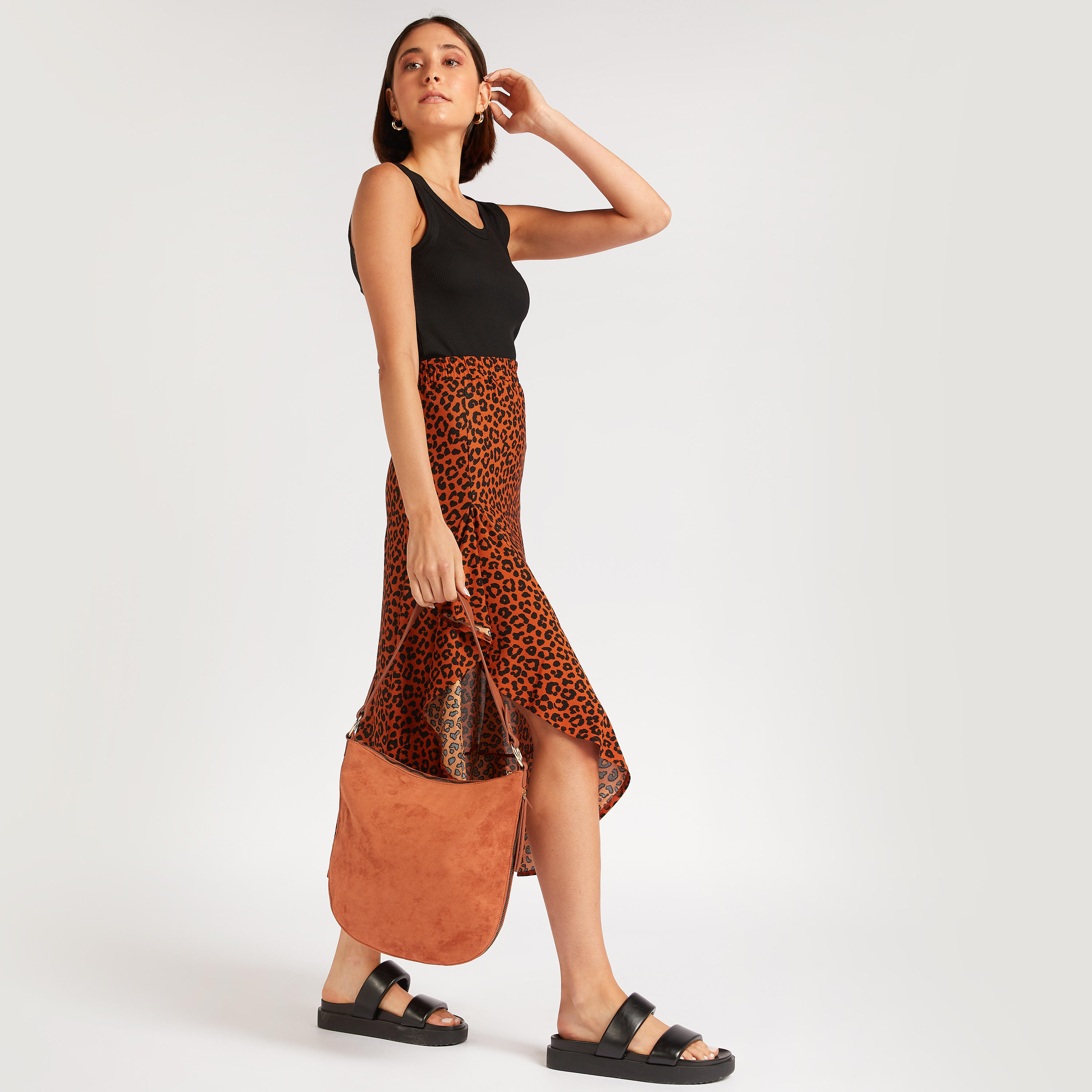 تنورة ميدي بطبعات حيوانات وأطراف غير مستوية-women-clothing-bottoms-skirts-image-5